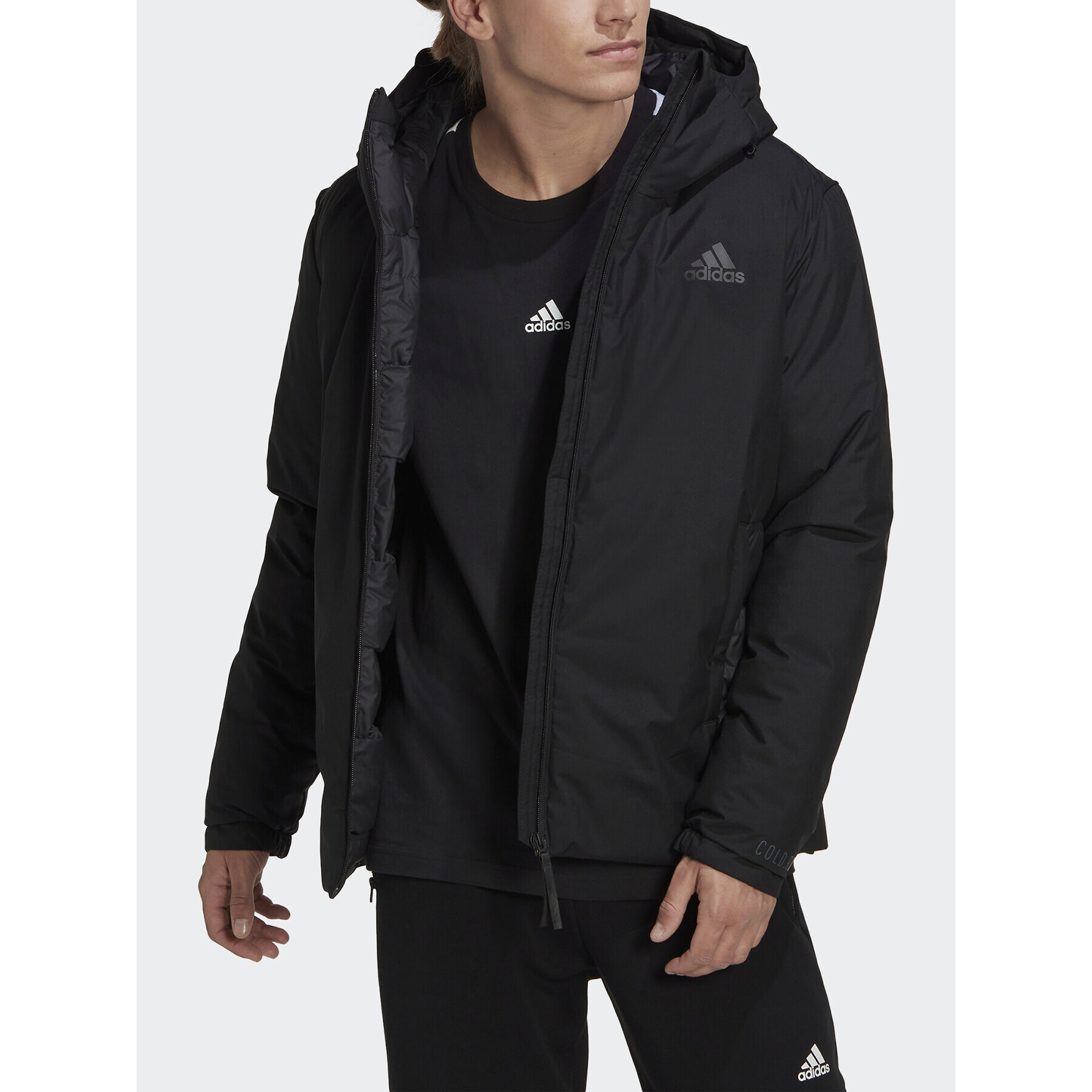 adidas Bunda pro přechodné období Traveer Cold.Rdy HG6017 Černá Standard Fit - Pepit.cz