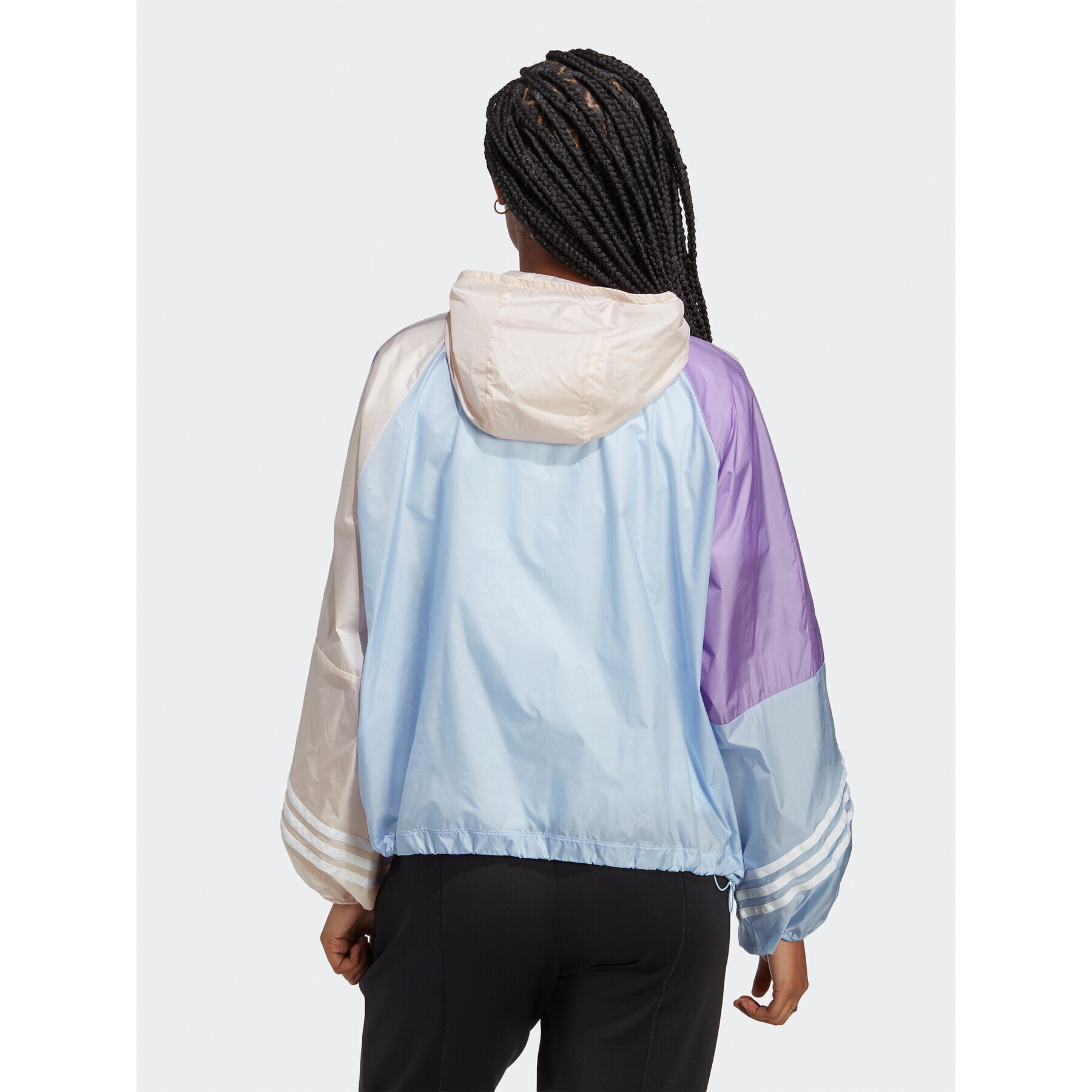 adidas Bunda pro přechodné období WIND.RDY Hooded Anorak HT8718 Fialová Loose Fit - Pepit.cz