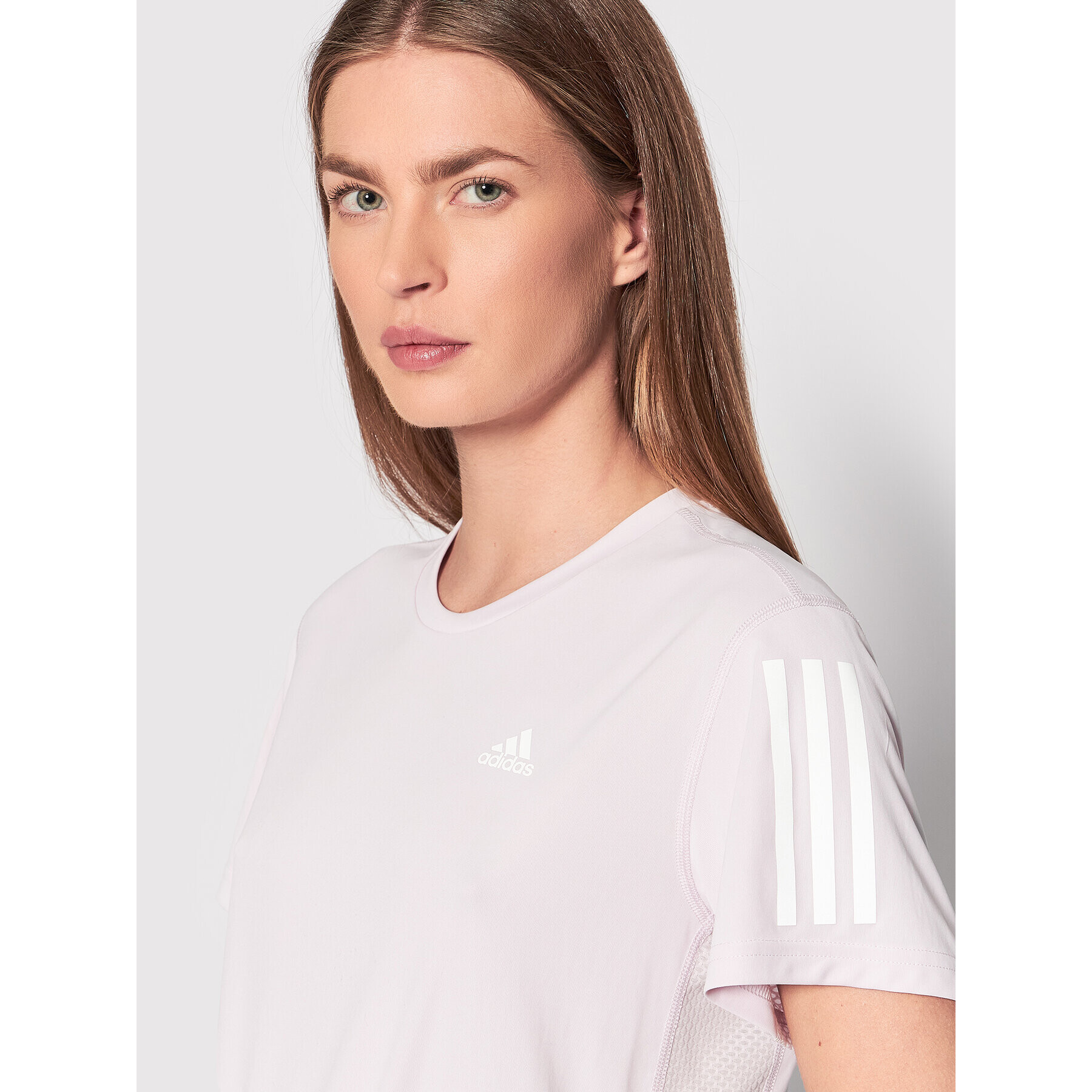 adidas Funkční tričko Own The Run HB9381 Růžová Regular Fit - Pepit.cz