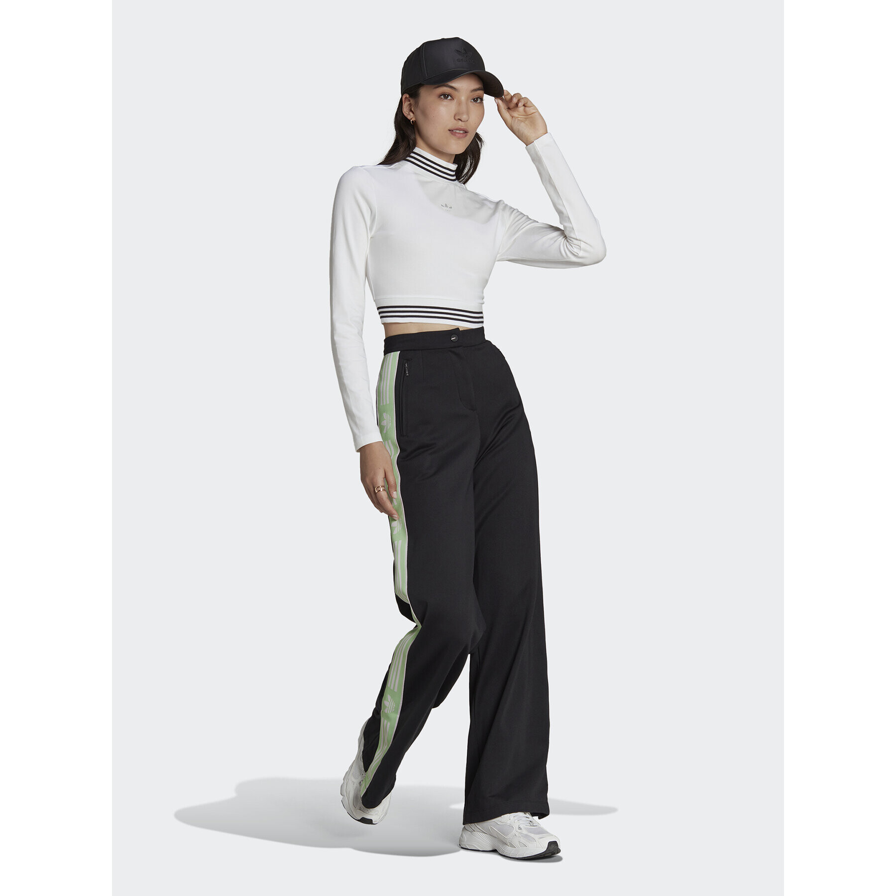 adidas Halenka HM1538 Bílá Slim Fit - Pepit.cz