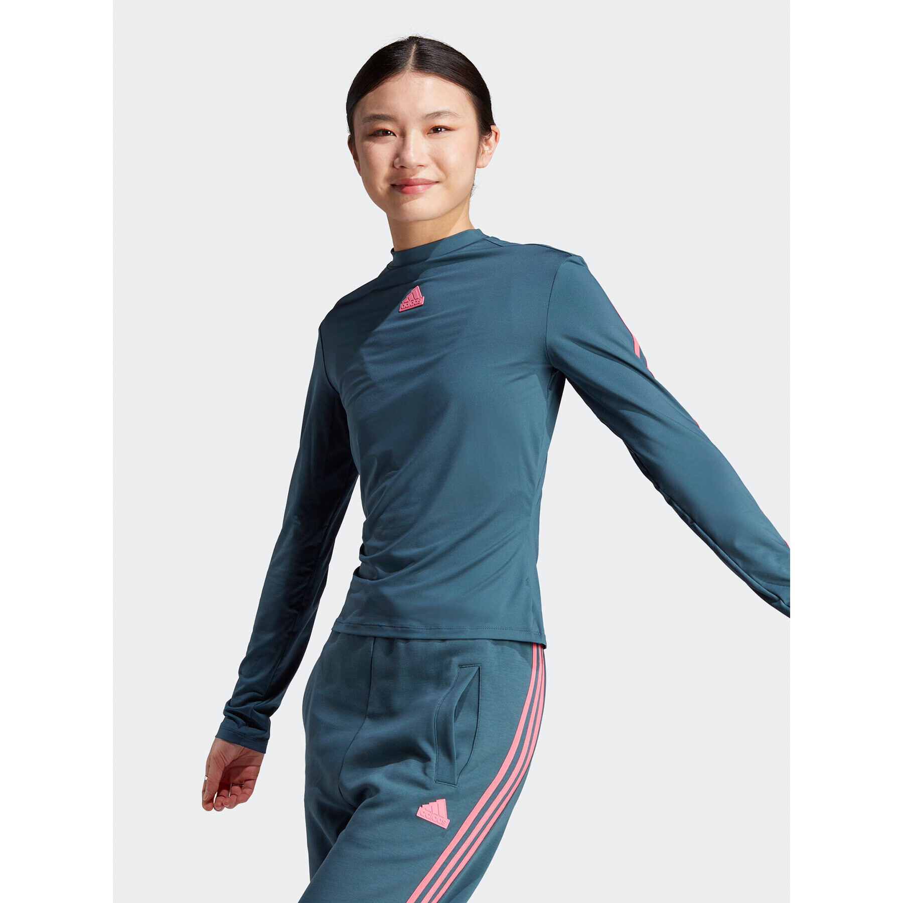 adidas Halenka IU3073 Tyrkysová Slim Fit - Pepit.cz