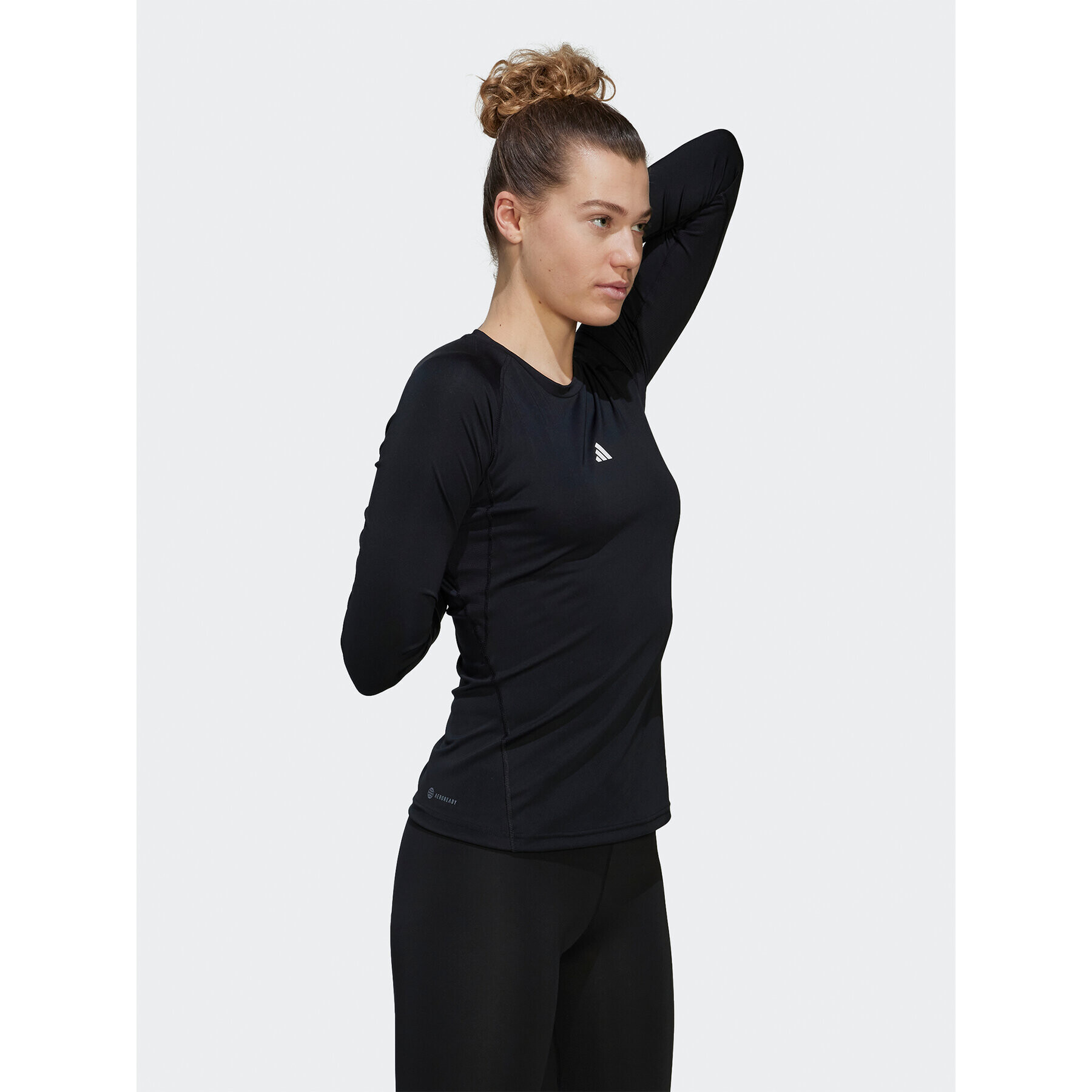 adidas Halenka Techfit Long-Sleeve Top Training Long-Sleeve Top HF0736 Černá Slim Fit - Pepit.cz