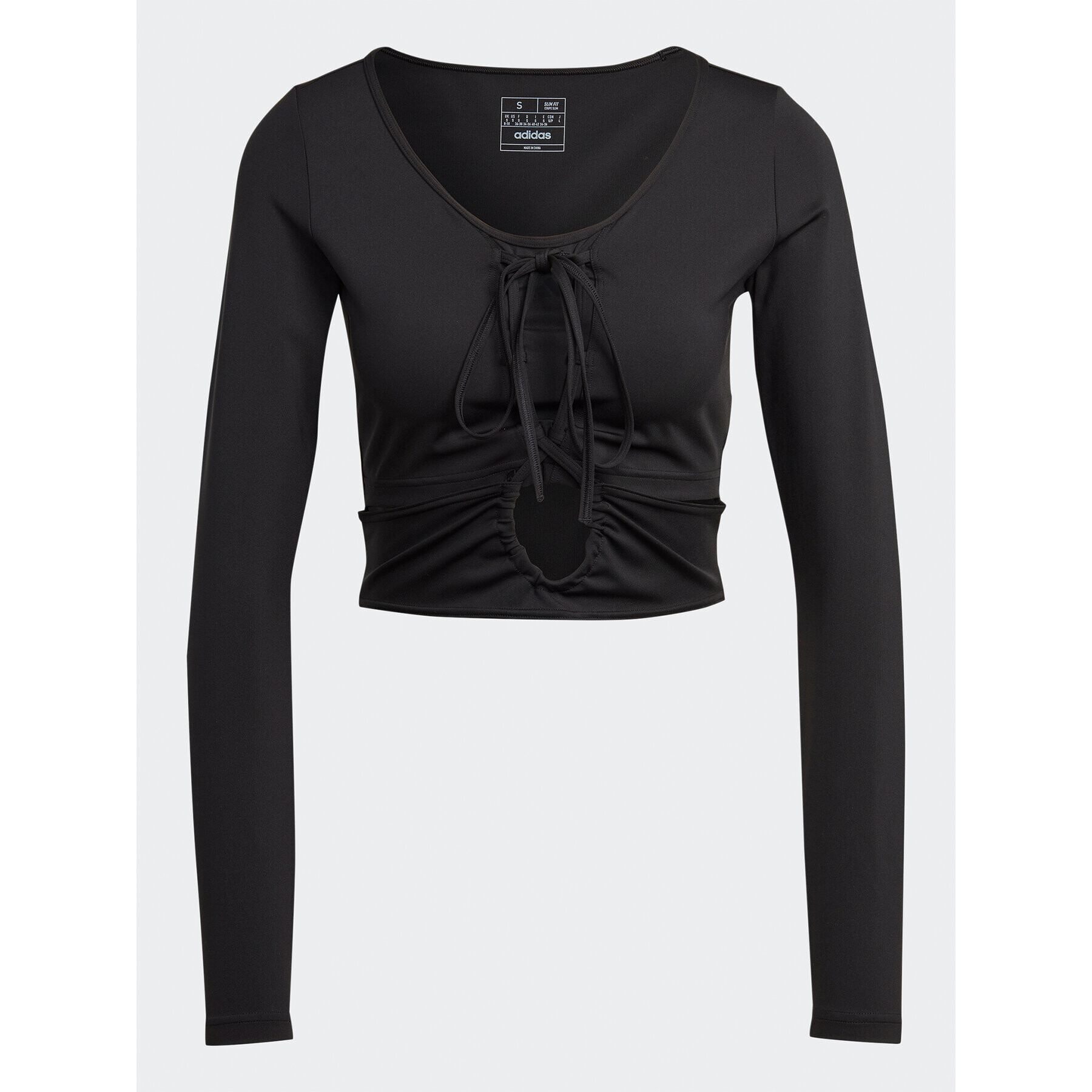 adidas Halenka Training Dance Long-Sleeve Top HS2326 Černá Slim Fit - Pepit.cz