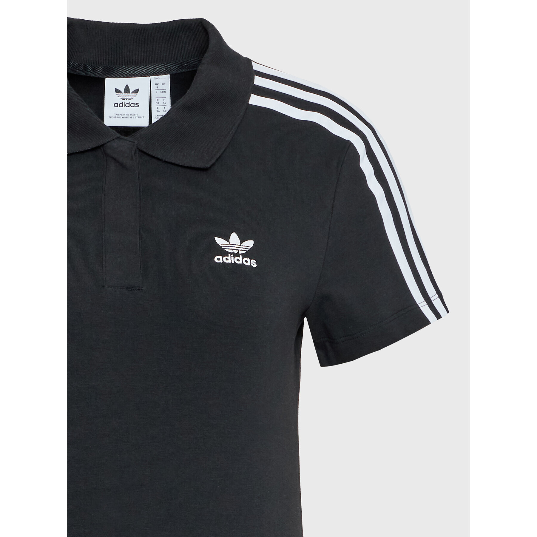 adidas Každodenní šaty adicolor Classics HM2162 Černá Slim Fit - Pepit.cz