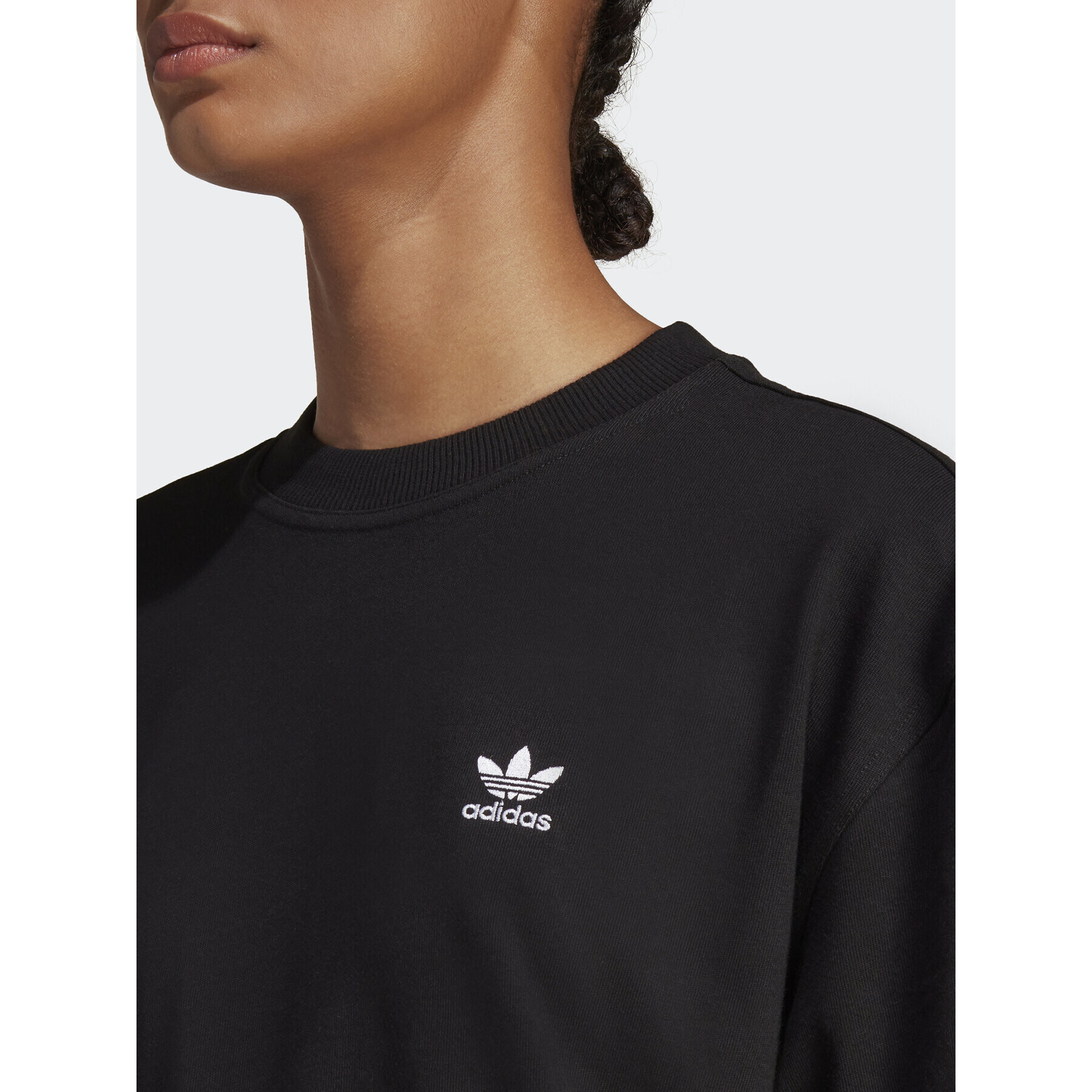 adidas Každodenní šaty IB7318 Černá Relaxed Fit - Pepit.cz