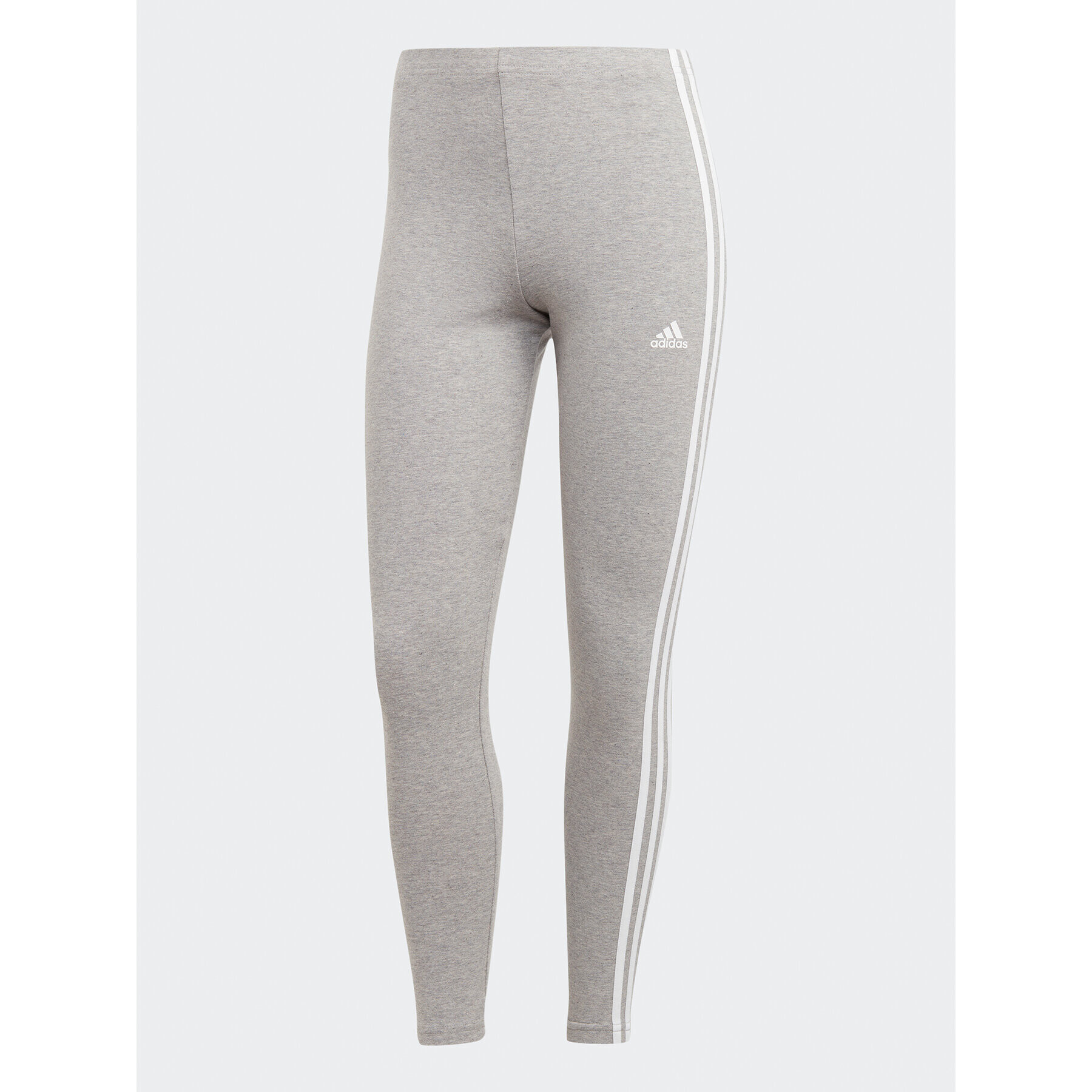 adidas Legíny Essentials 3-Stripes High-Waisted Single Jersey Leggings IC7152 Šedá - Pepit.cz