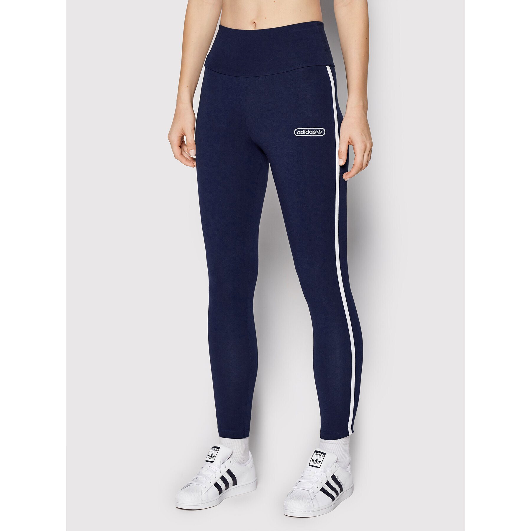 adidas Legíny HL6586 Tmavomodrá Tight Fit - Pepit.cz