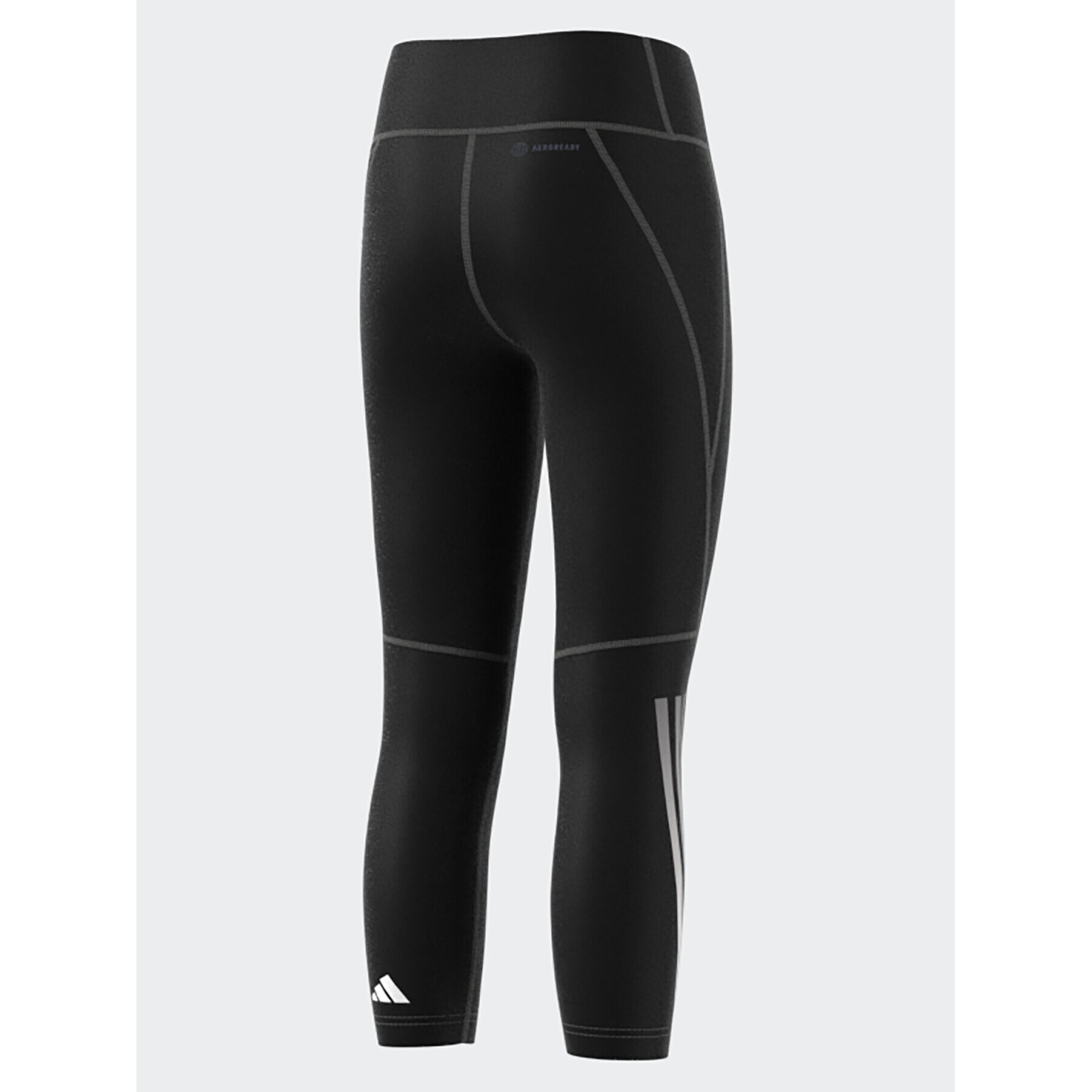 adidas Legíny Training AEROREADY 3-Stripes High-Rise 7/8 Optime Pocket Leggings IJ7121 Černá - Pepit.cz