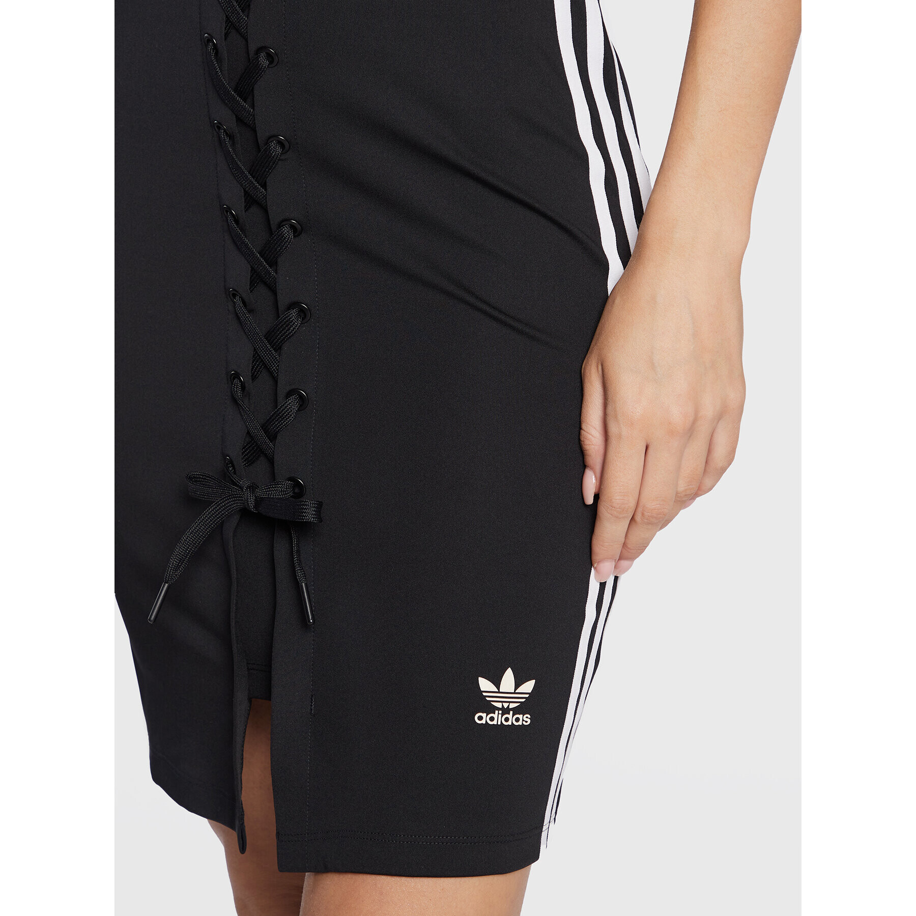 adidas Letní šaty Always Original Laced Strap HK5084 Černá Slim Fit - Pepit.cz