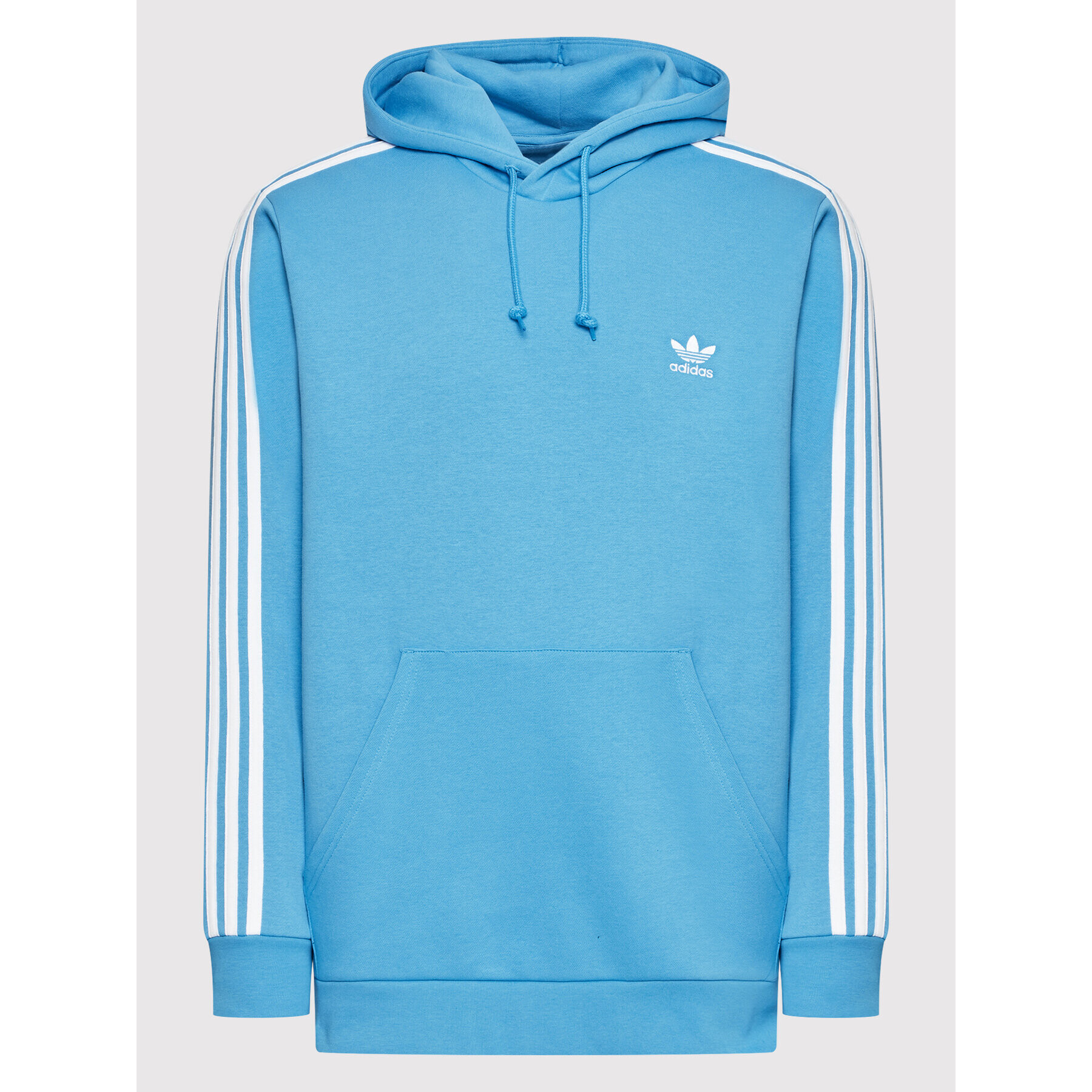 adidas Mikina adicolor Classic 3-Stripes HE9476 Modrá Regular Fit - Pepit.cz