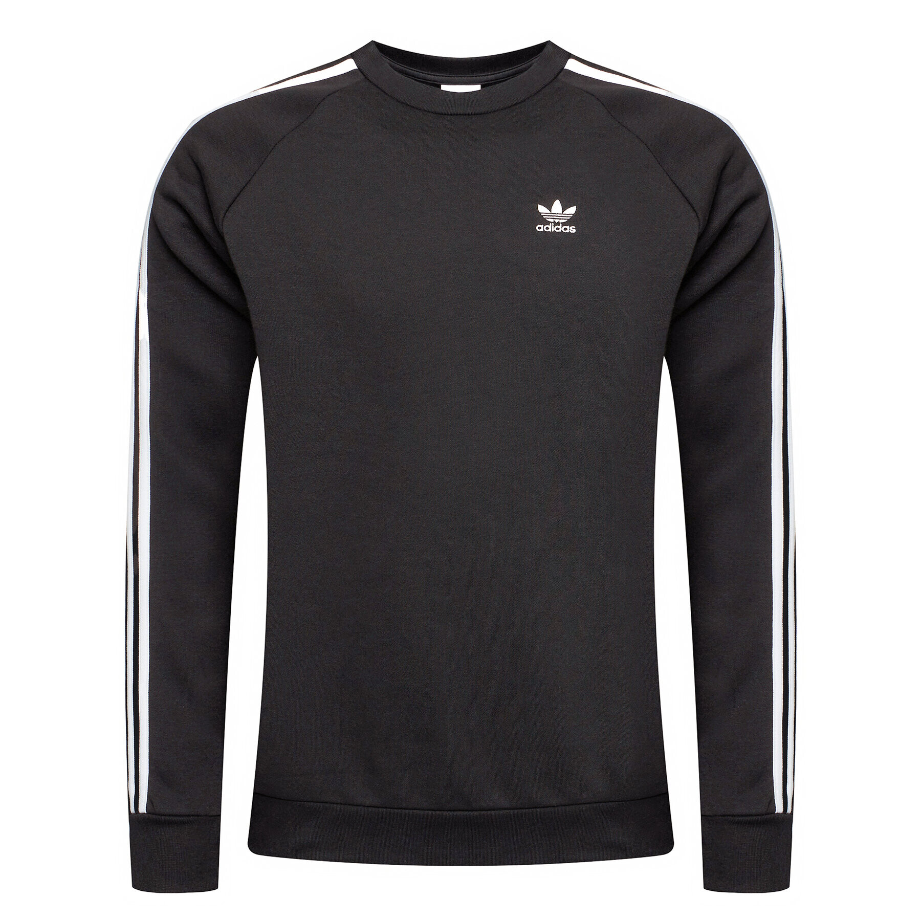 adidas Mikina adicolor Classics 3-Stripes Crew GN3487 Černá Regular Fit - Pepit.cz