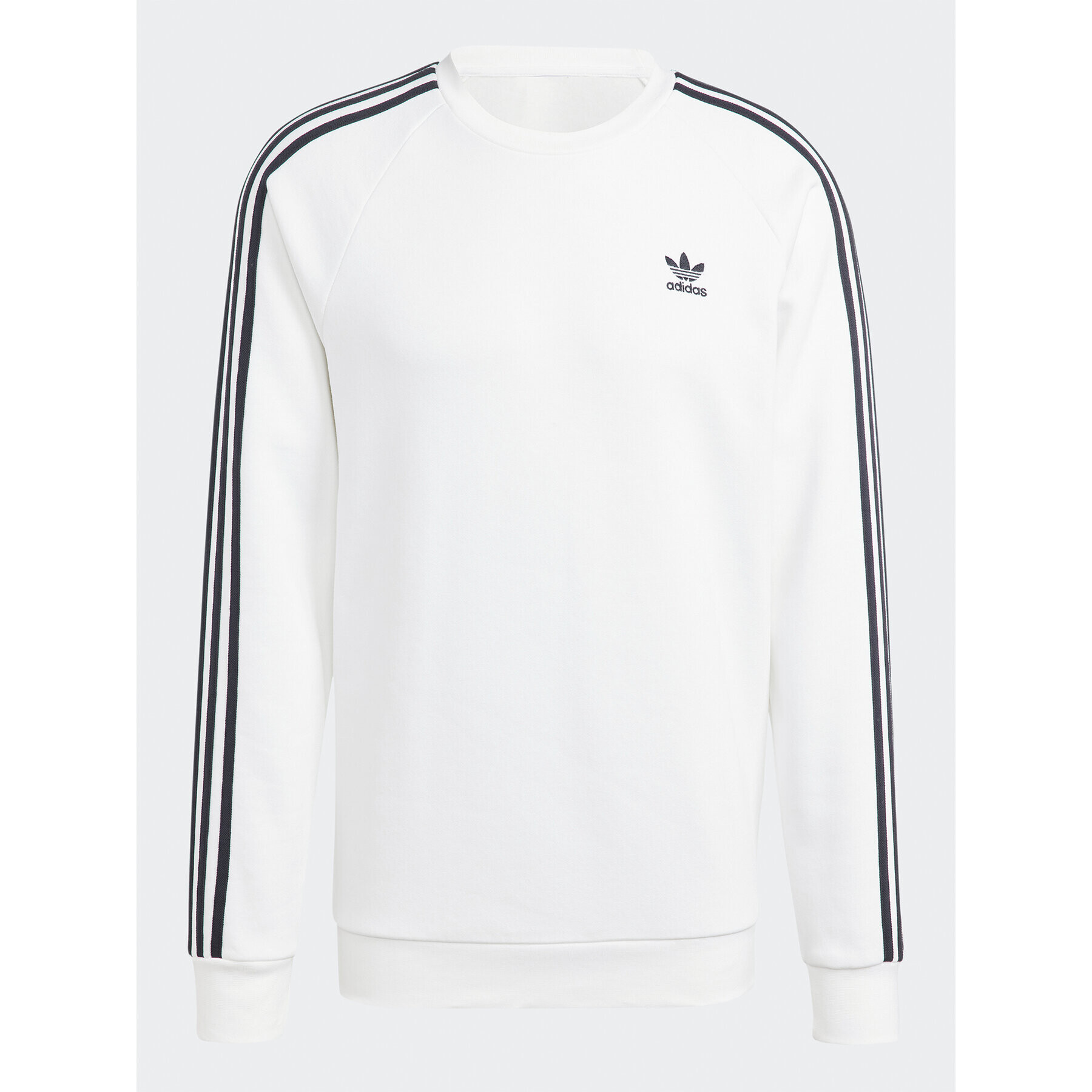 adidas Mikina Adicolor Classics 3-Stripes Crew Sweatshirt IA4862 Bílá Regular Fit - Pepit.cz