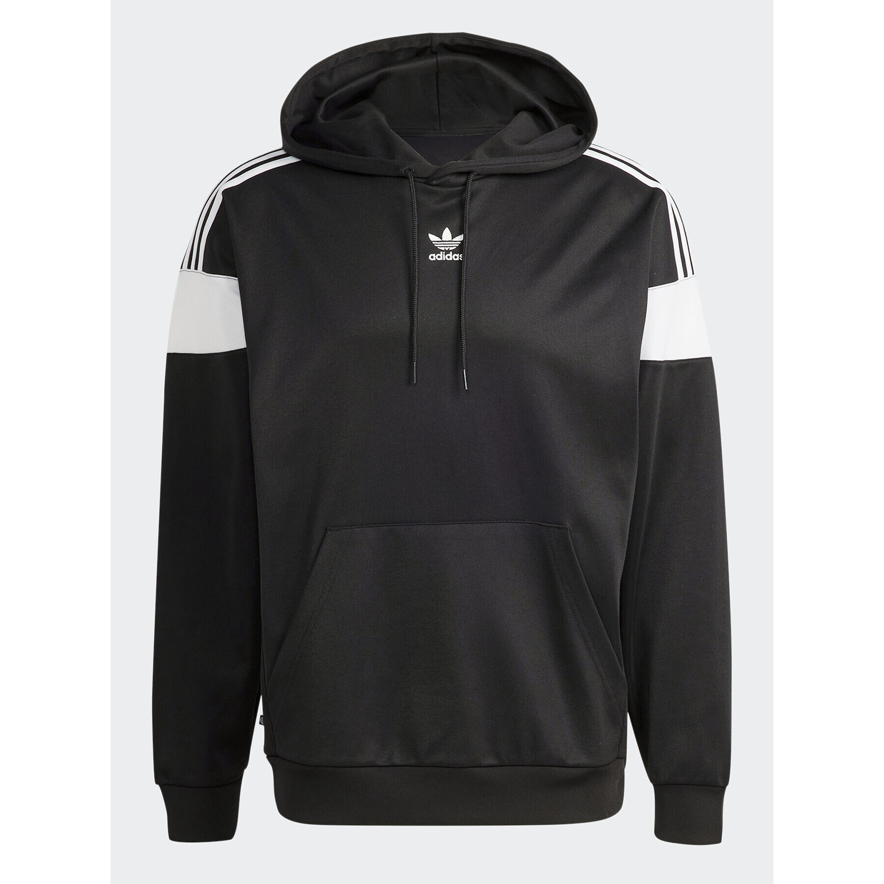 adidas Mikina Adicolor Classics Cut Line Hoodie HS2065 Černá Loose Fit - Pepit.cz