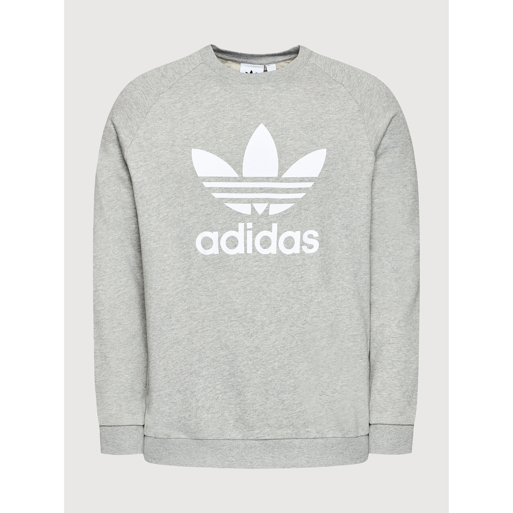 adidas Mikina adicolor Classics Trefoil Crewneck H06650 Šedá Regular Fit - Pepit.cz