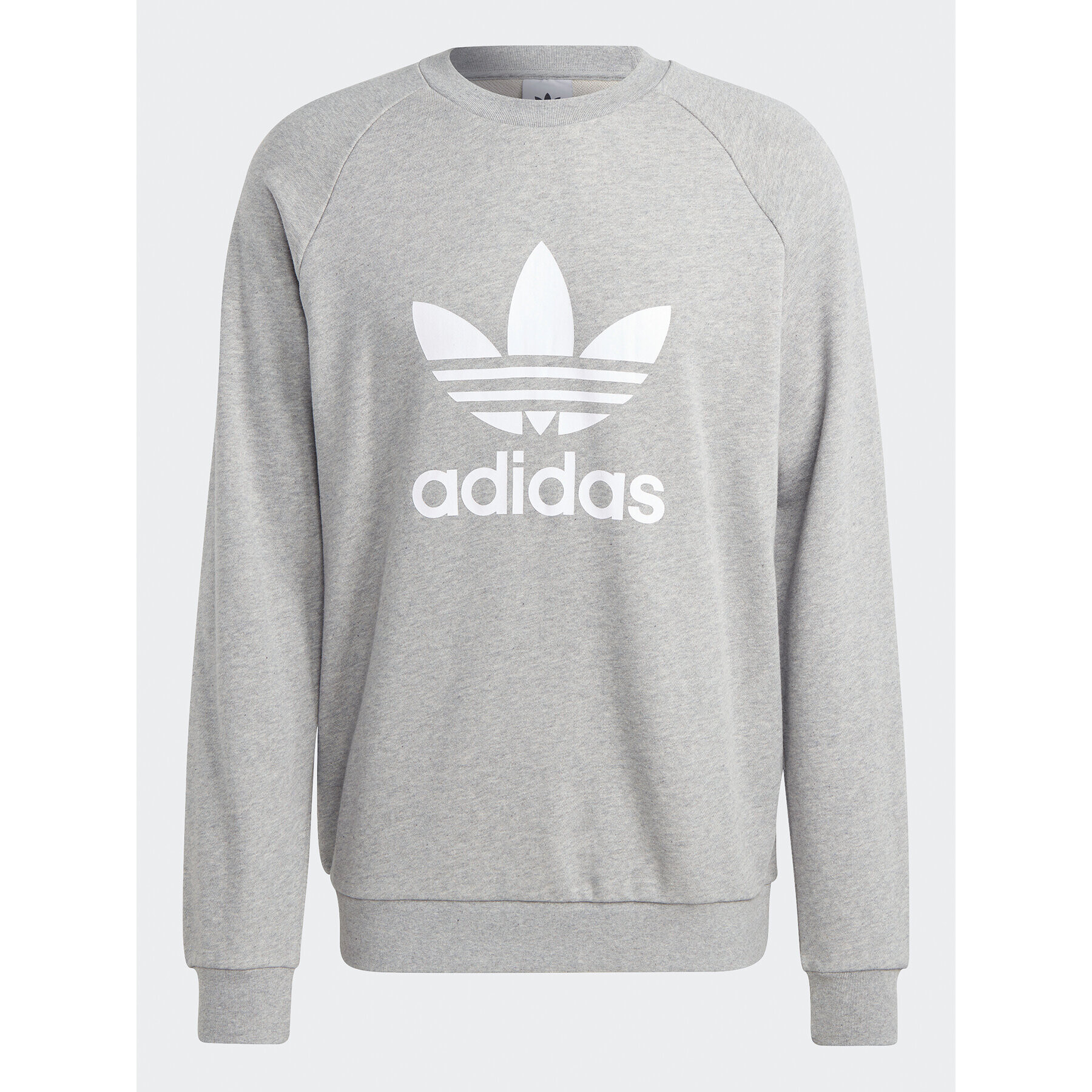 adidas Mikina Adicolor Classics Trefoil Crewneck Sweatshirt IA4857 Šedá Regular Fit - Pepit.cz