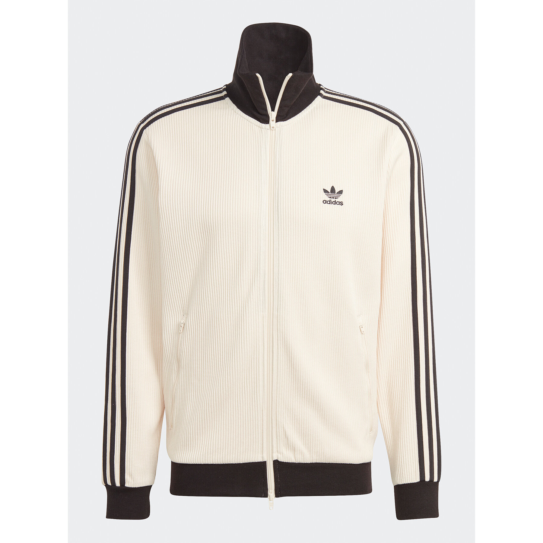 adidas Mikina Adicolor Classics Waffle Beckenbauer Track Top HR3307 Béžová Slim Fit - Pepit.cz