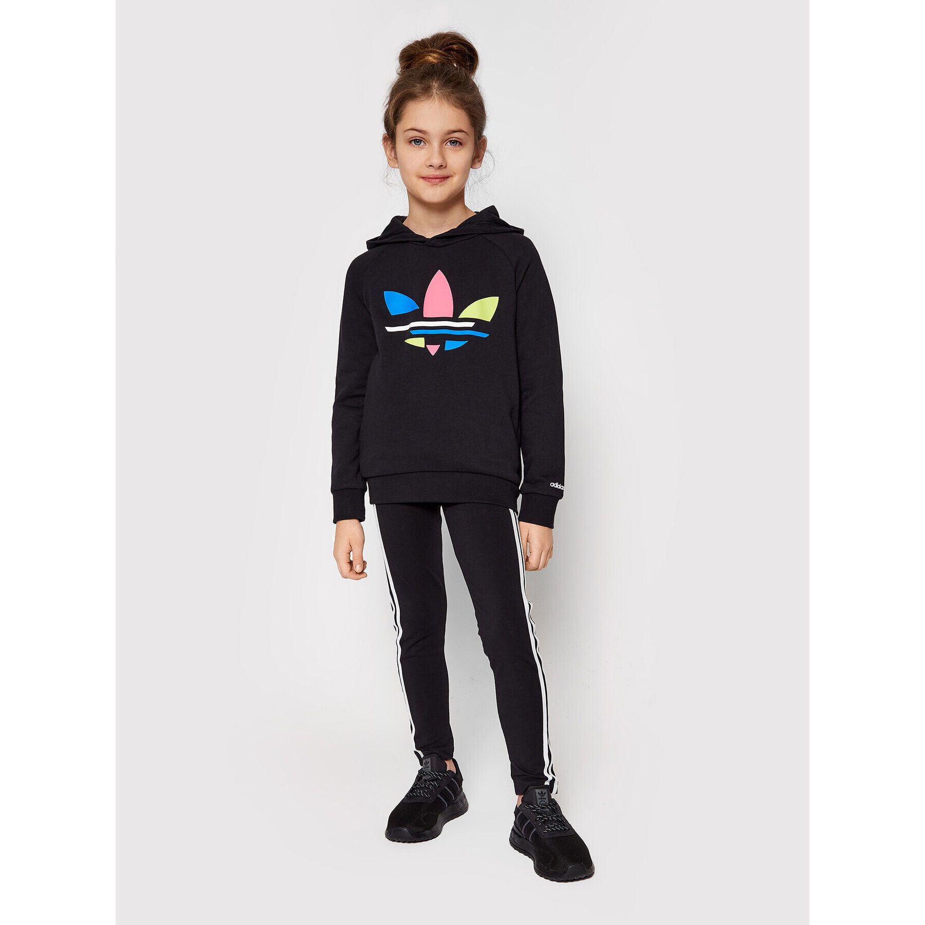 adidas Mikina adicolor H32388 Černá Regular Fit - Pepit.cz