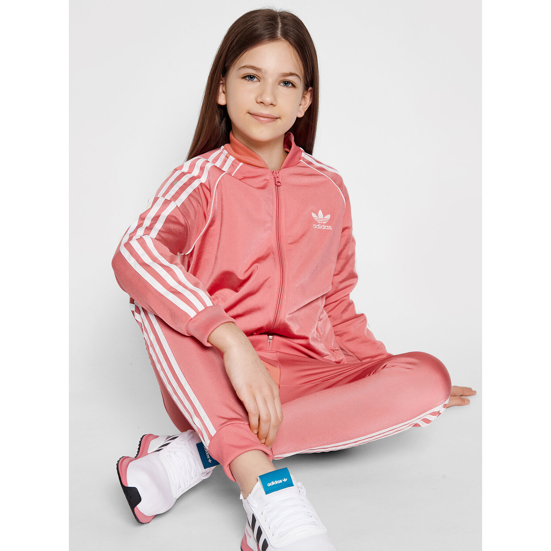 adidas Mikina adicolor Sst GN8450 Růžová Regular Fit - Pepit.cz