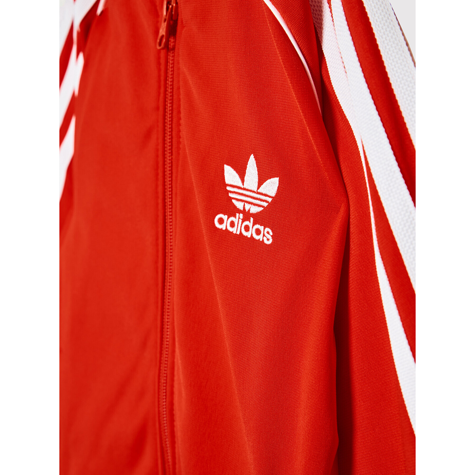 adidas Mikina adicolor Sst Track H37865 Červená Regular Fit - Pepit.cz