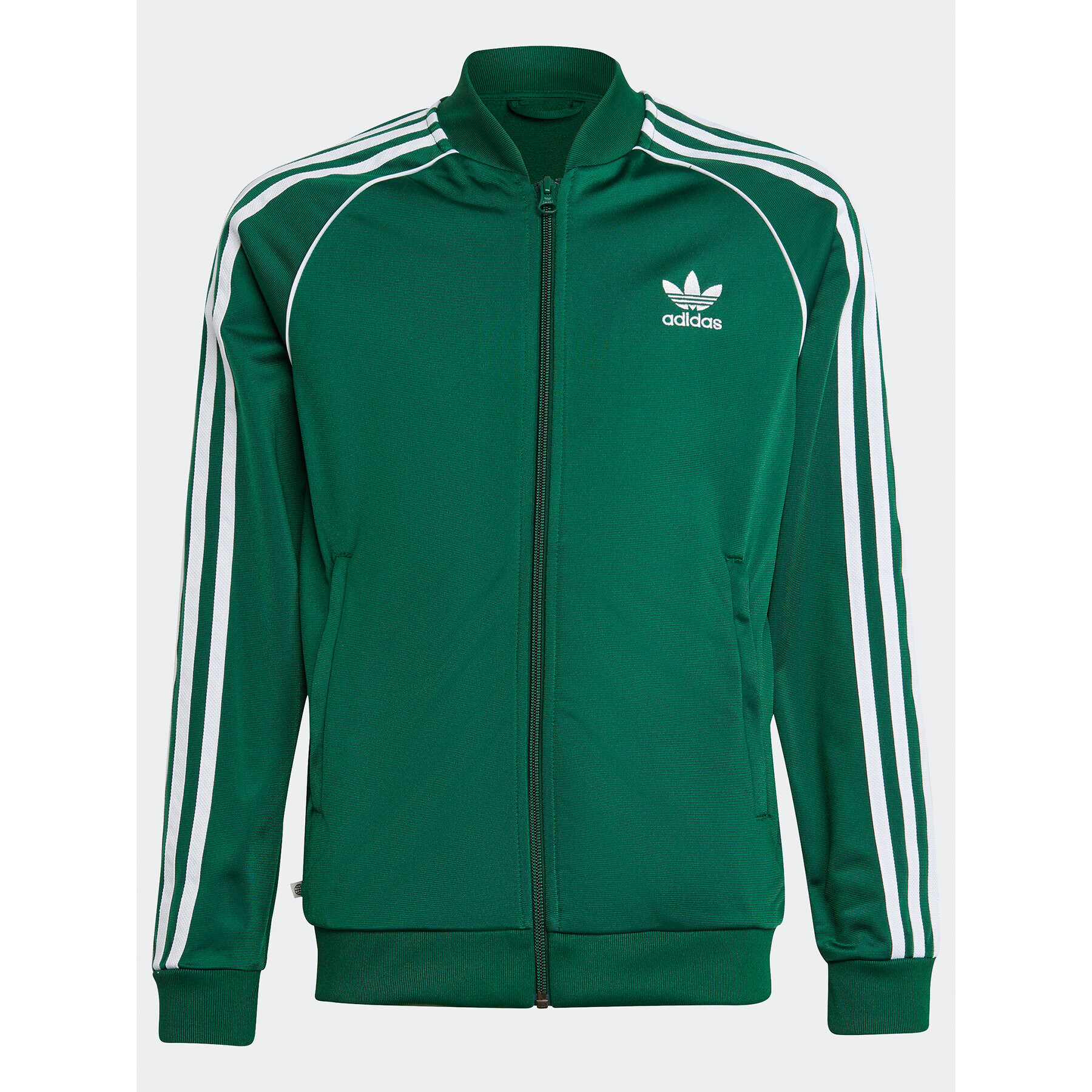 adidas Mikina Adicolor SST Track Top IC3061 Zelená Regular Fit - Pepit.cz