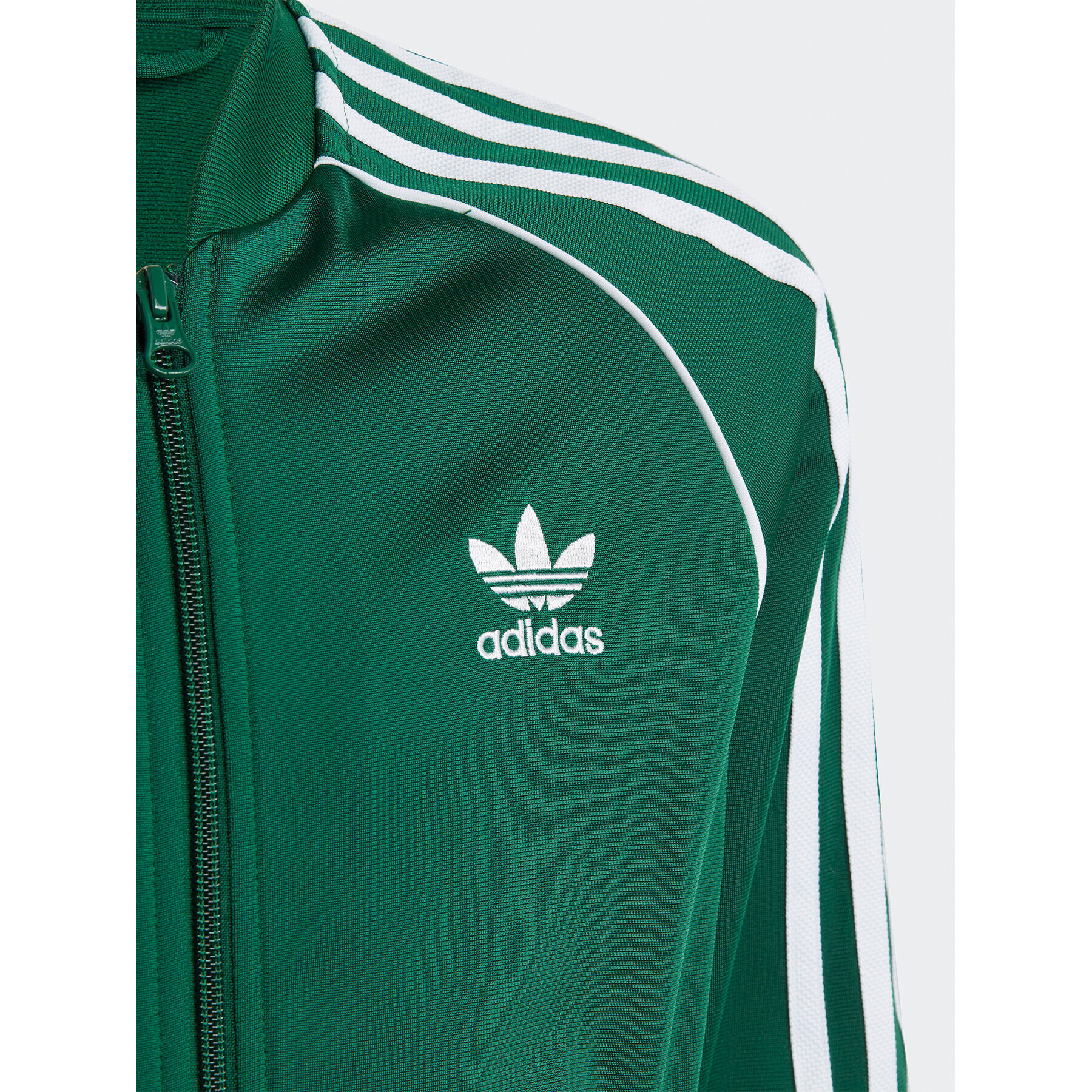 adidas Mikina Adicolor SST Track Top IC3061 Zelená Regular Fit - Pepit.cz