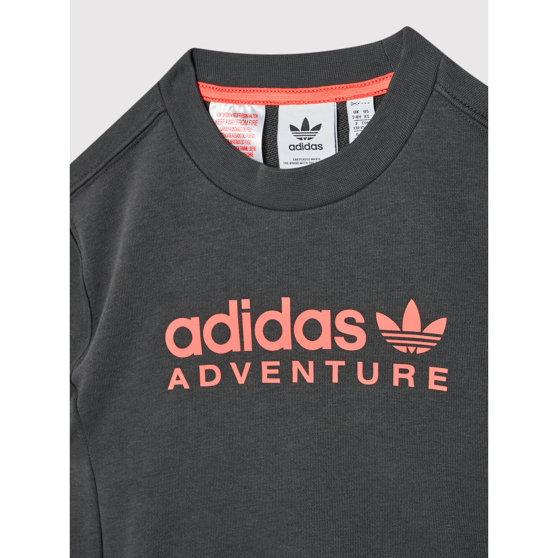 adidas Mikina Adventure HE2062 Šedá Regular Fit - Pepit.cz