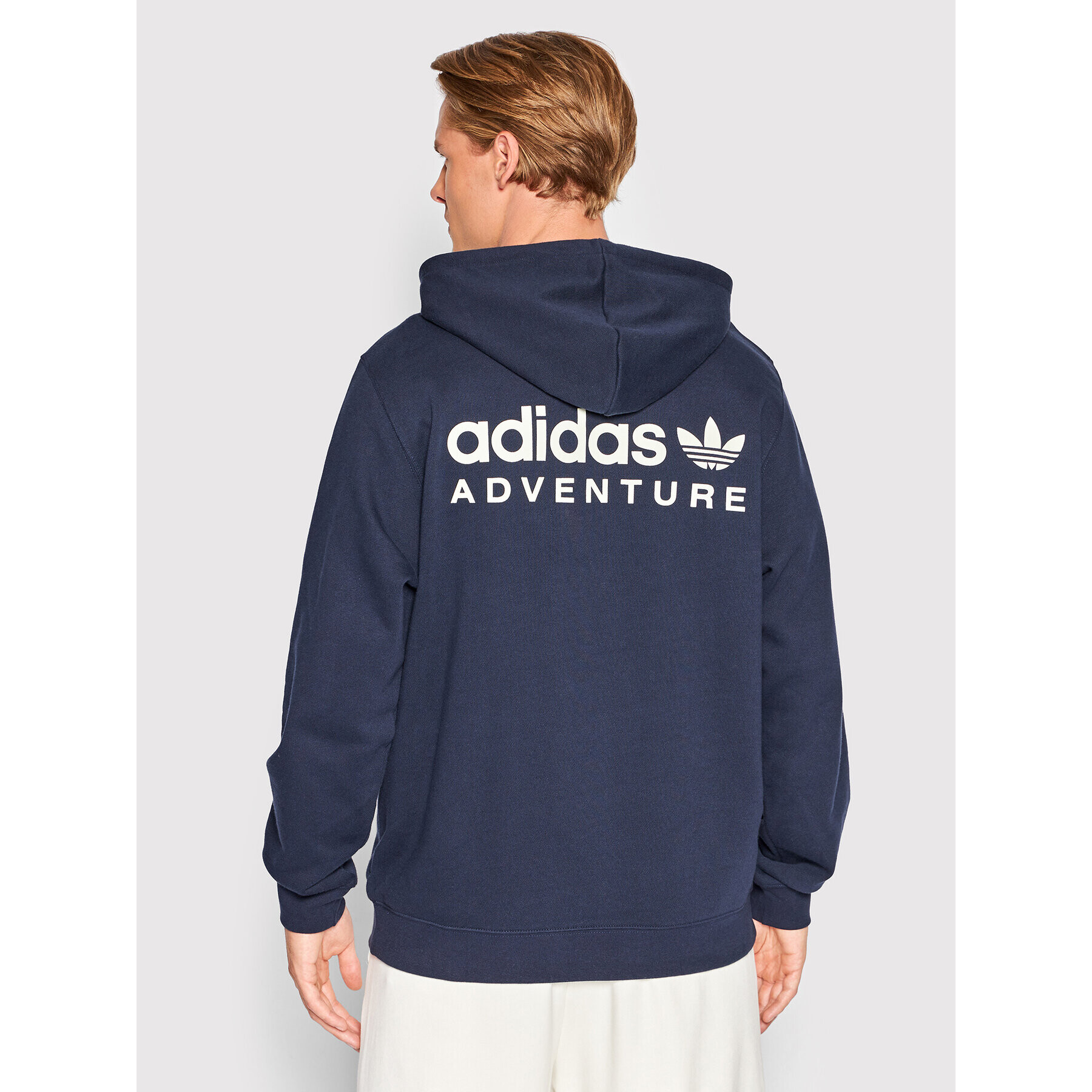 adidas Mikina Adventure HK5004 Tmavomodrá Regular Fit - Pepit.cz