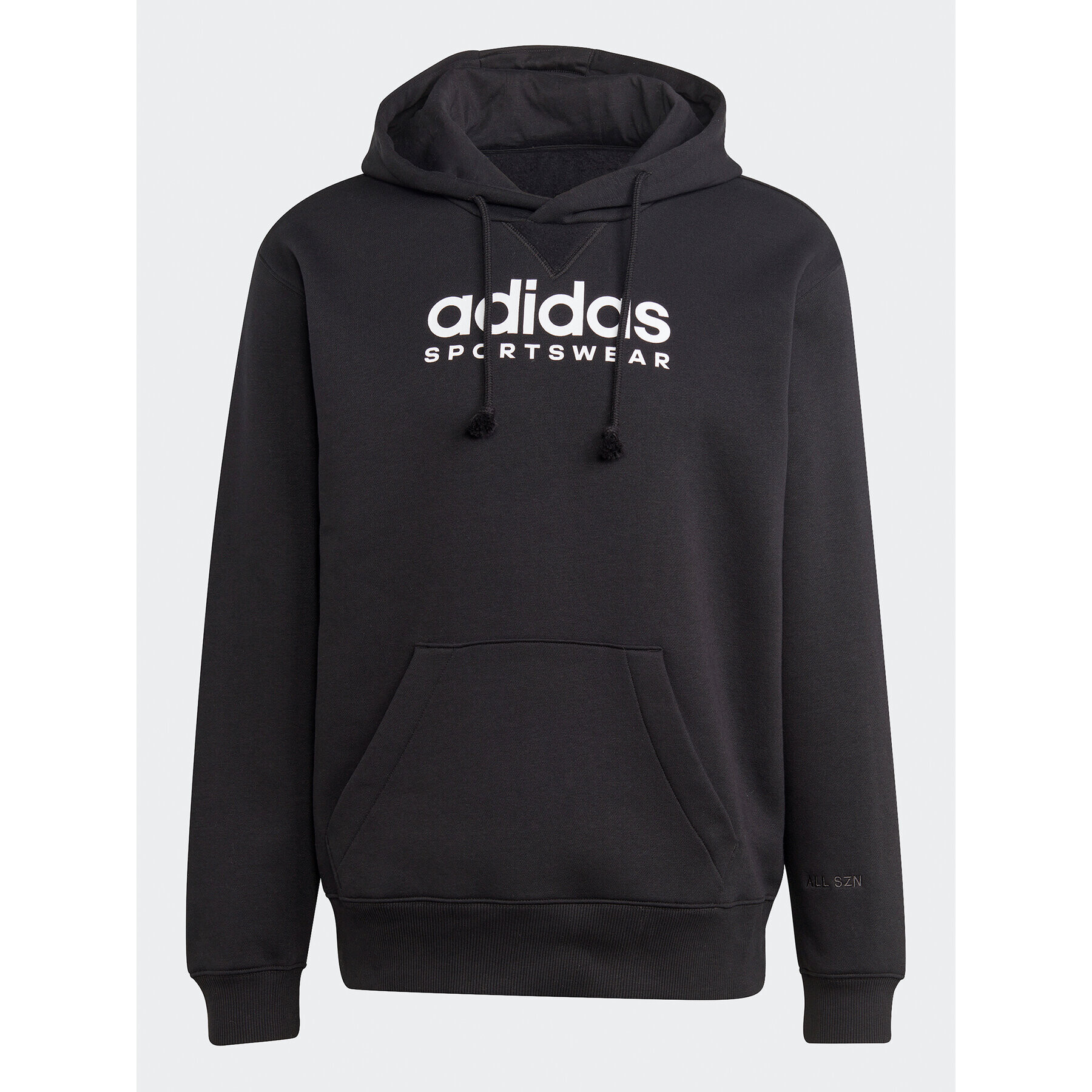 adidas Mikina All SZN Fleece Graphic Hoodie IC9771 Černá Loose Fit - Pepit.cz