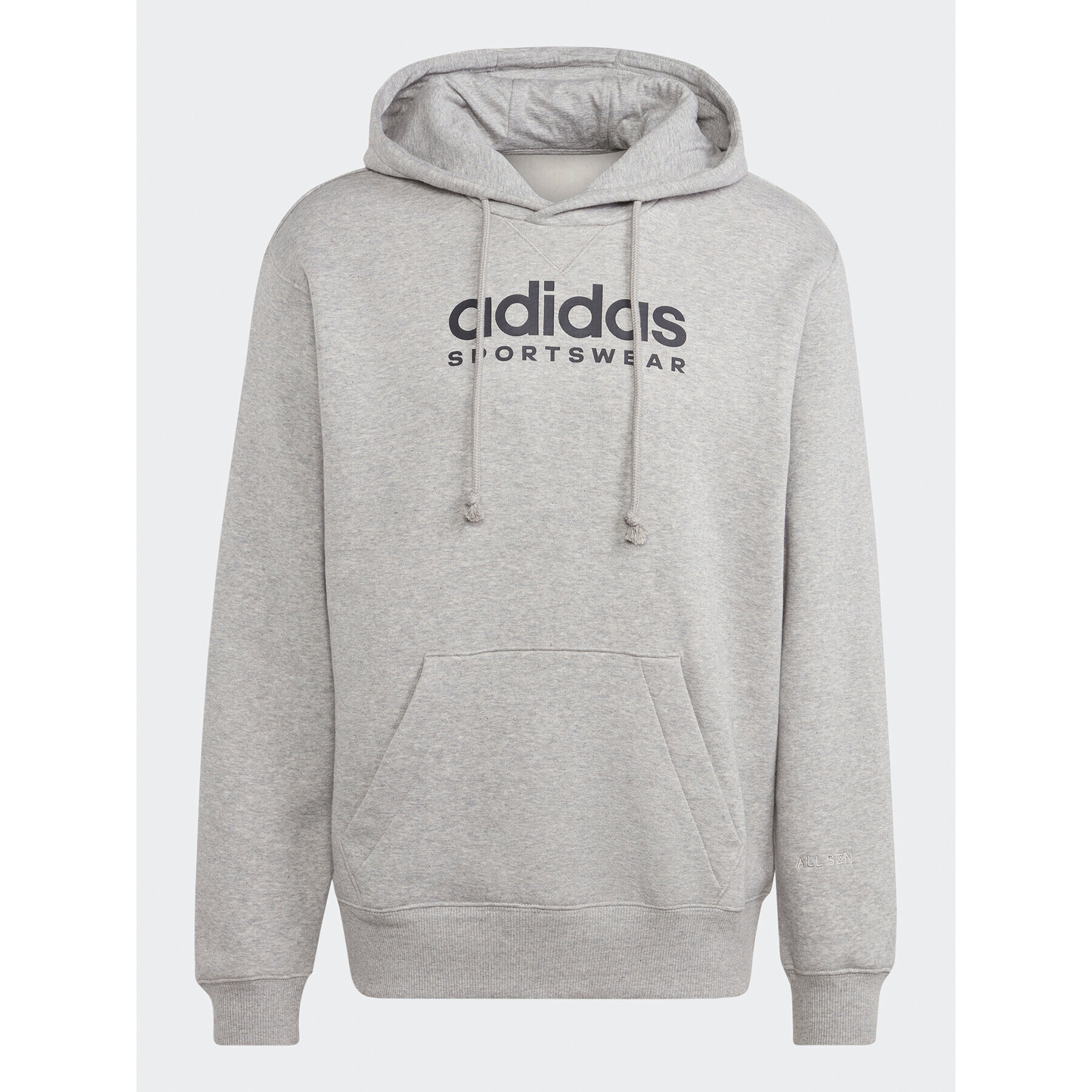 adidas Mikina All SZN Fleece Graphic Hoodie IC9772 Šedá Loose Fit - Pepit.cz