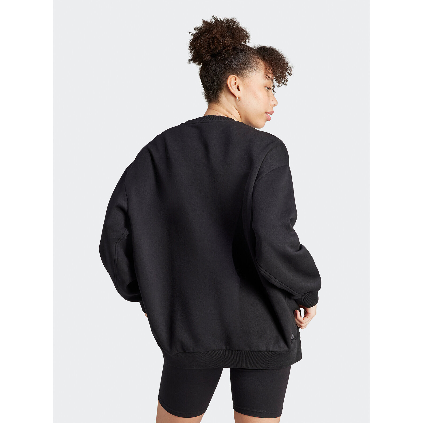 adidas Mikina ALL SZN Fleece Graphic HZ5740 Černá Loose Fit - Pepit.cz