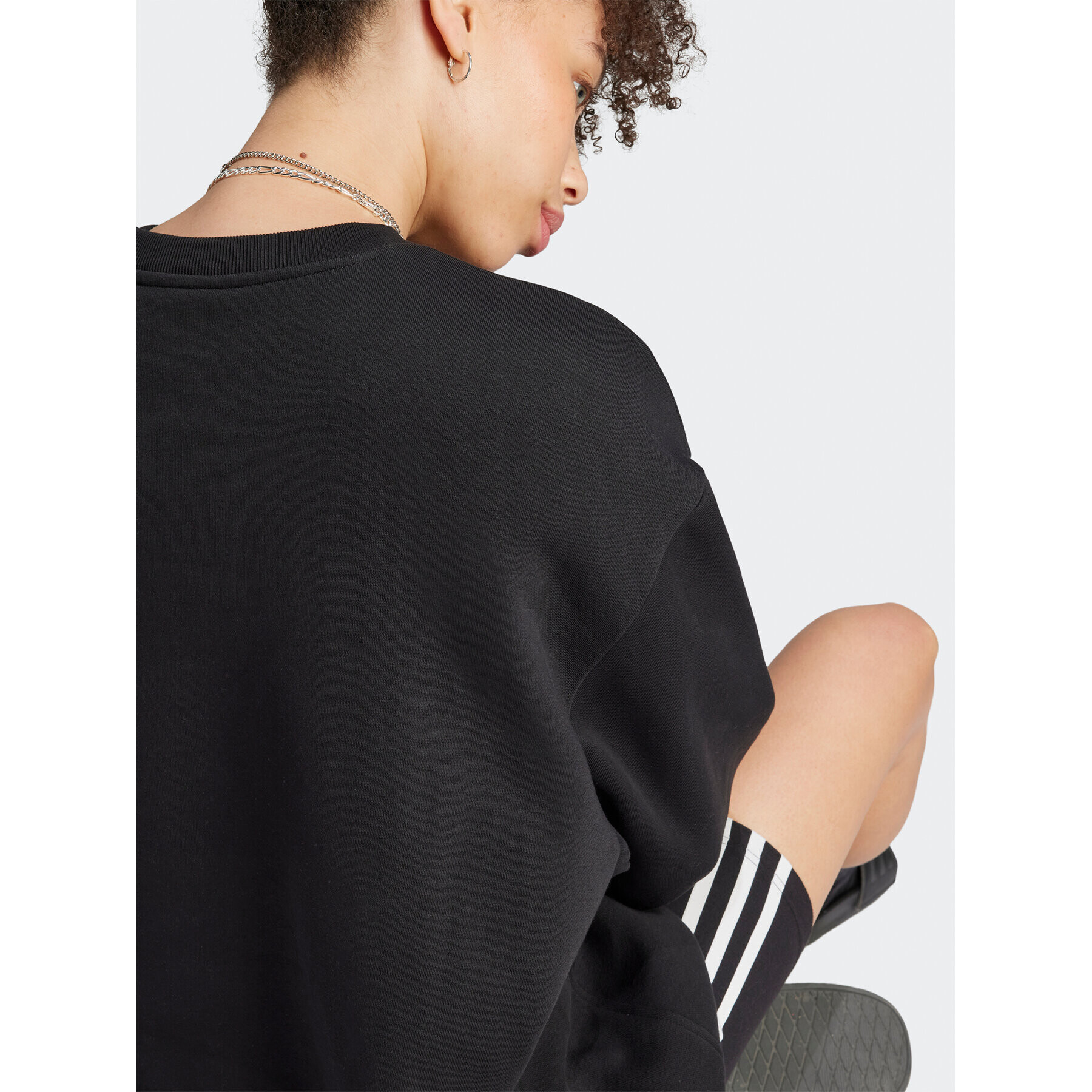 adidas Mikina ALL SZN Fleece Graphic HZ5740 Černá Loose Fit - Pepit.cz