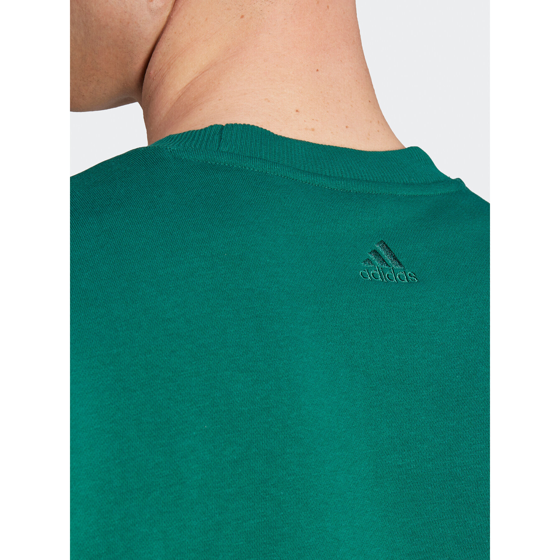 adidas Mikina All SZN Fleece Graphic IJ9440 Zelená Loose Fit - Pepit.cz