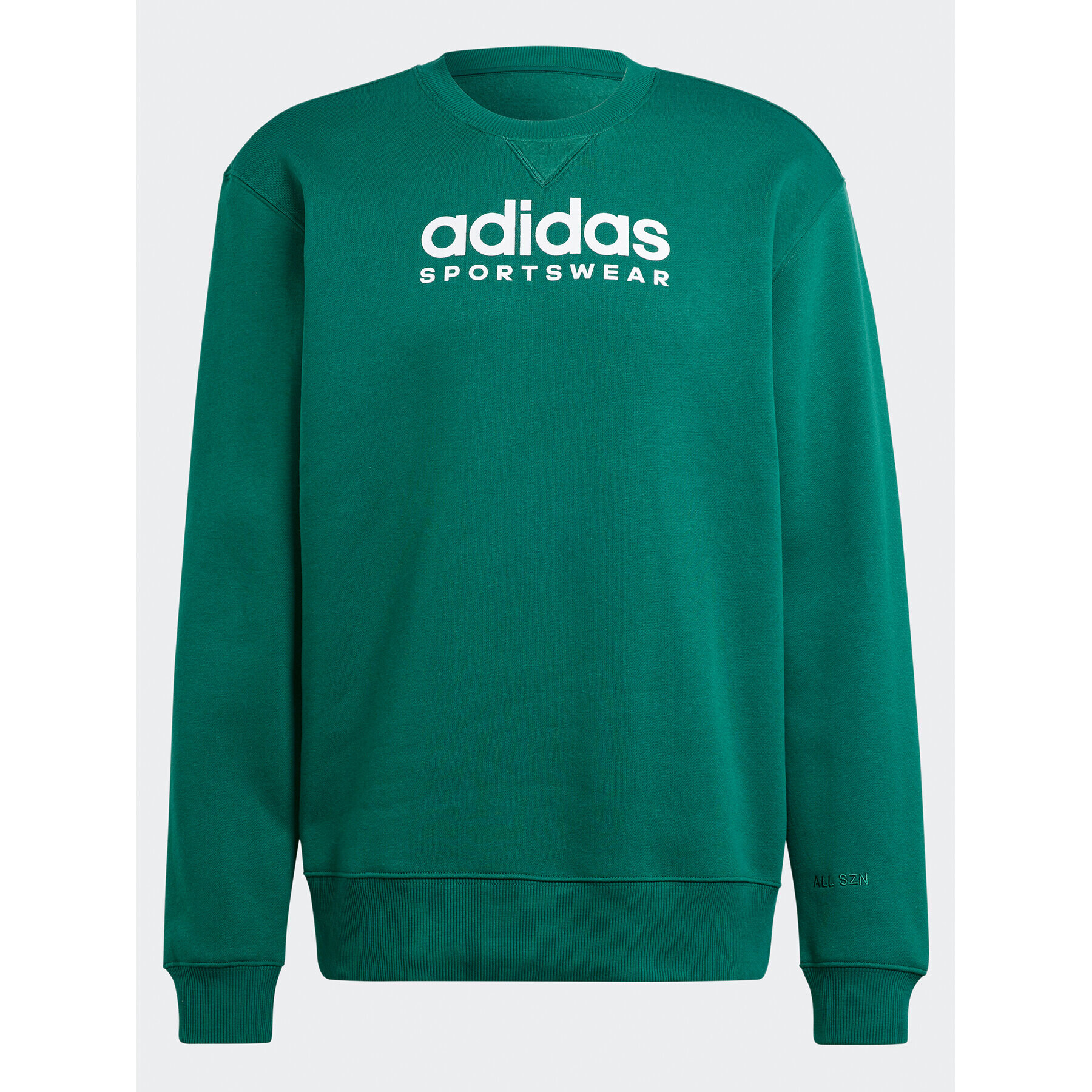 adidas Mikina All SZN Fleece Graphic IJ9440 Zelená Loose Fit - Pepit.cz