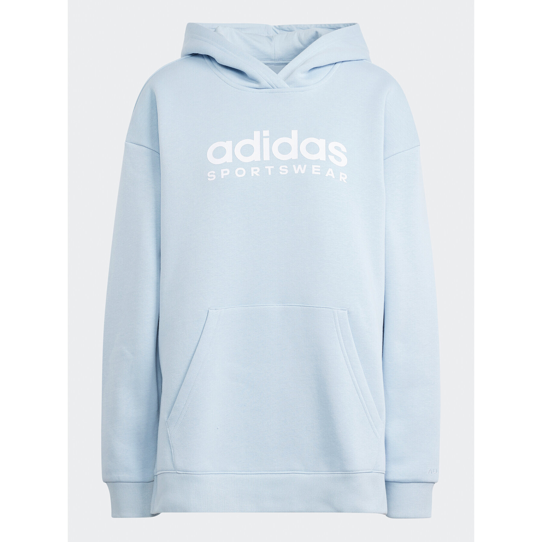 adidas Mikina All SZN Fleece Graphic IL3238 Modrá Loose Fit - Pepit.cz