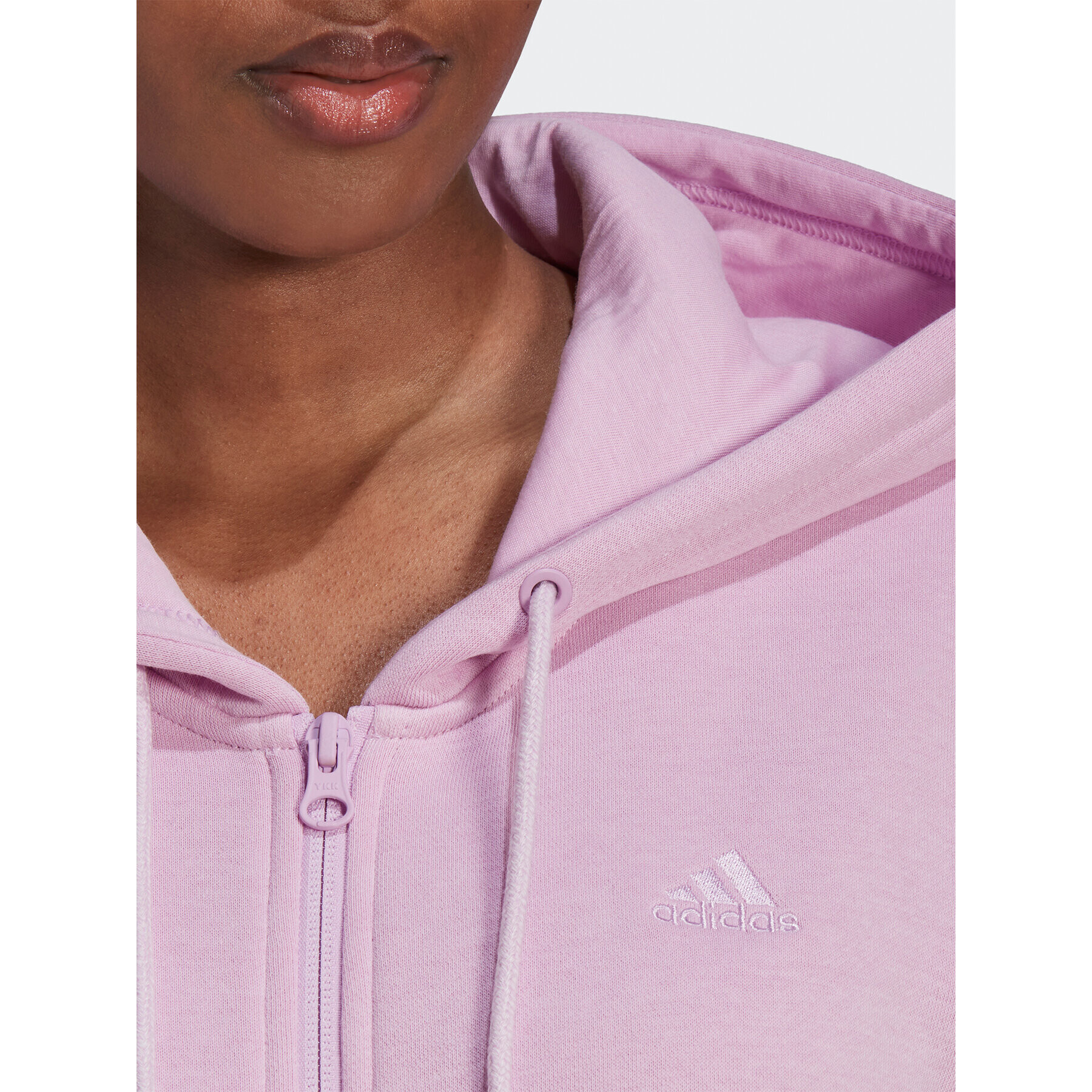 adidas Mikina ALL SZN Fleece HN4217 Růžová Regular Fit - Pepit.cz