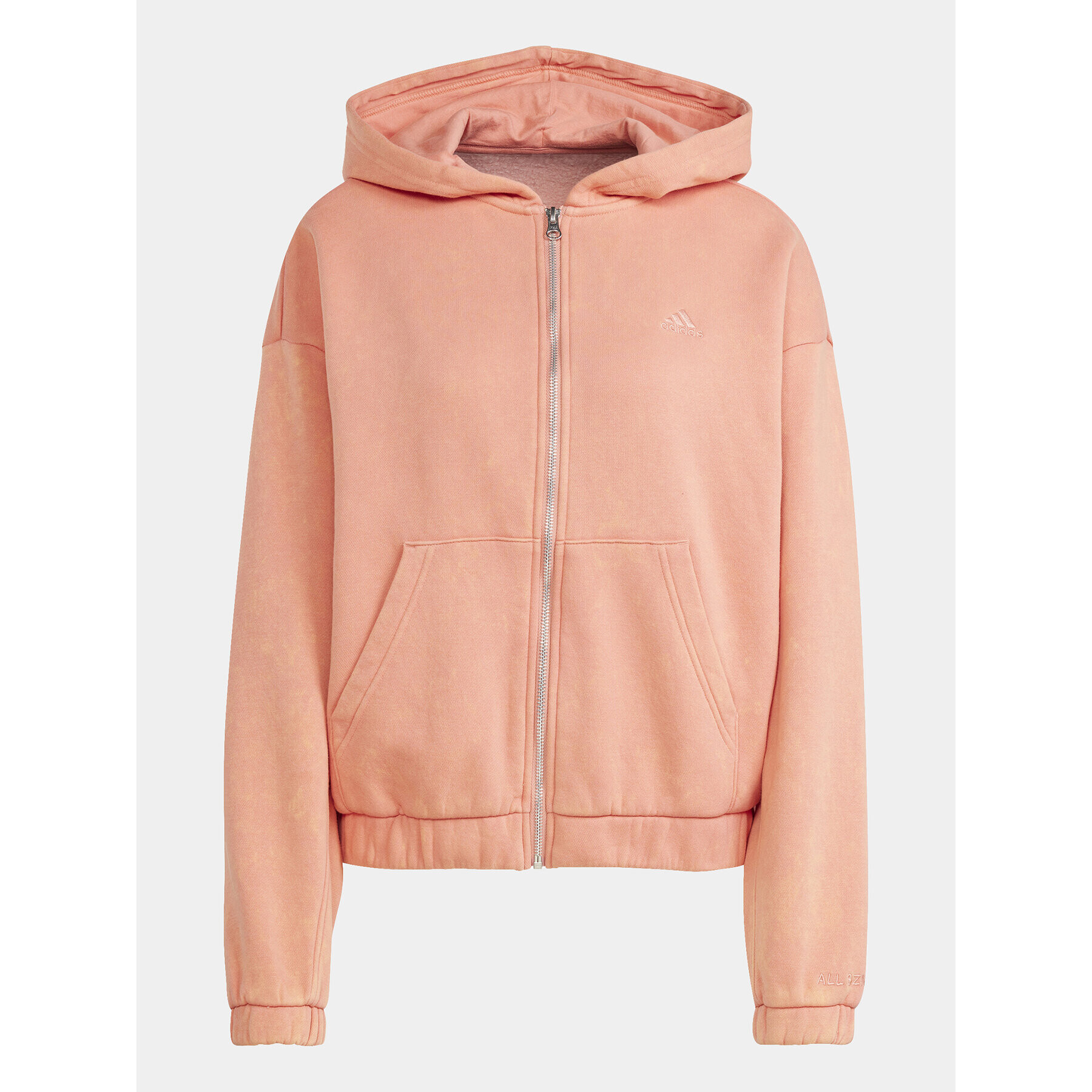 adidas Mikina ALL SZN Fleece Washed IK4259 Oranžová Loose Fit - Pepit.cz