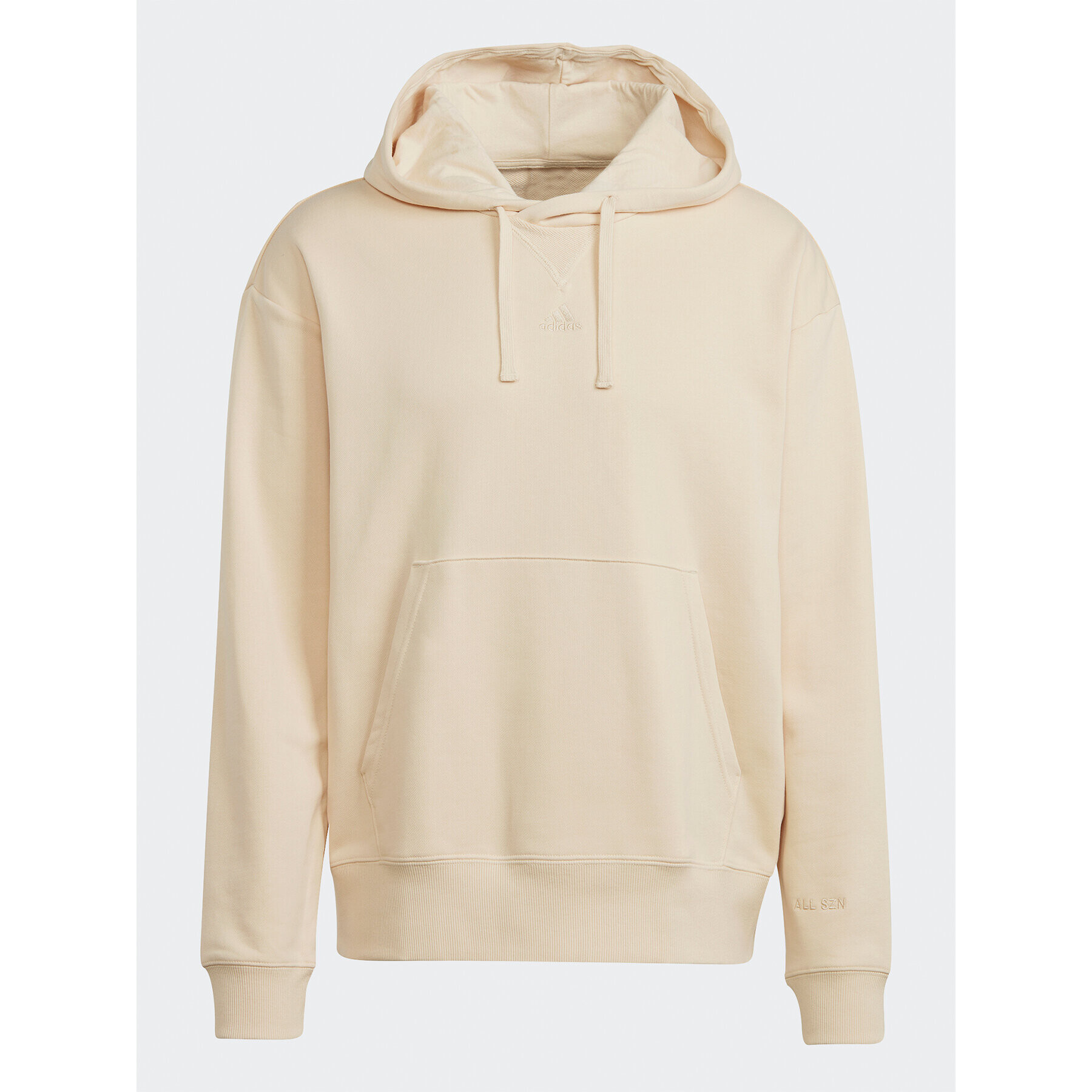 adidas Mikina ALL SZN French Terry Hoodie IC9768 Béžová Loose Fit - Pepit.cz