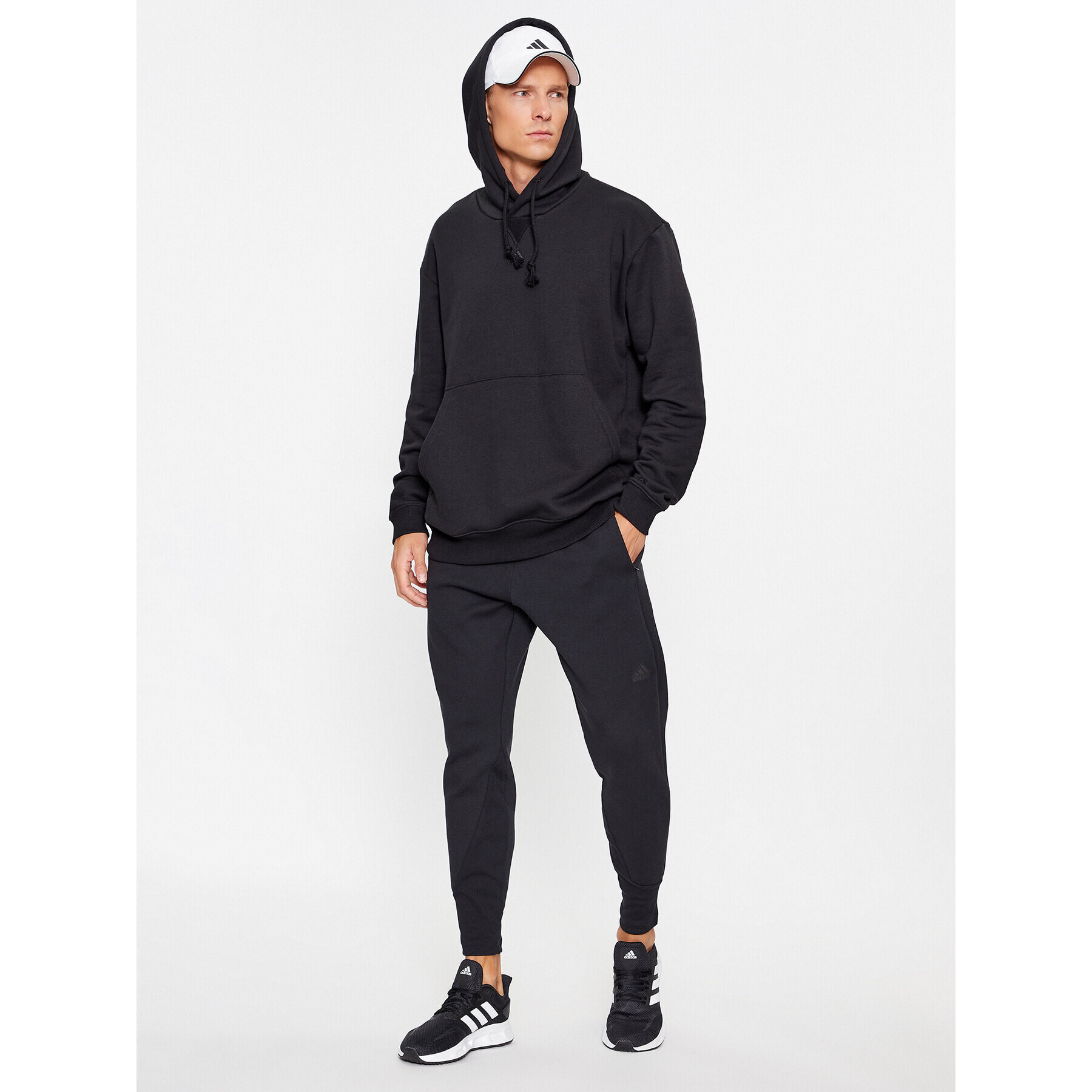 adidas Mikina All SZN IJ6889 Černá Loose Fit - Pepit.cz