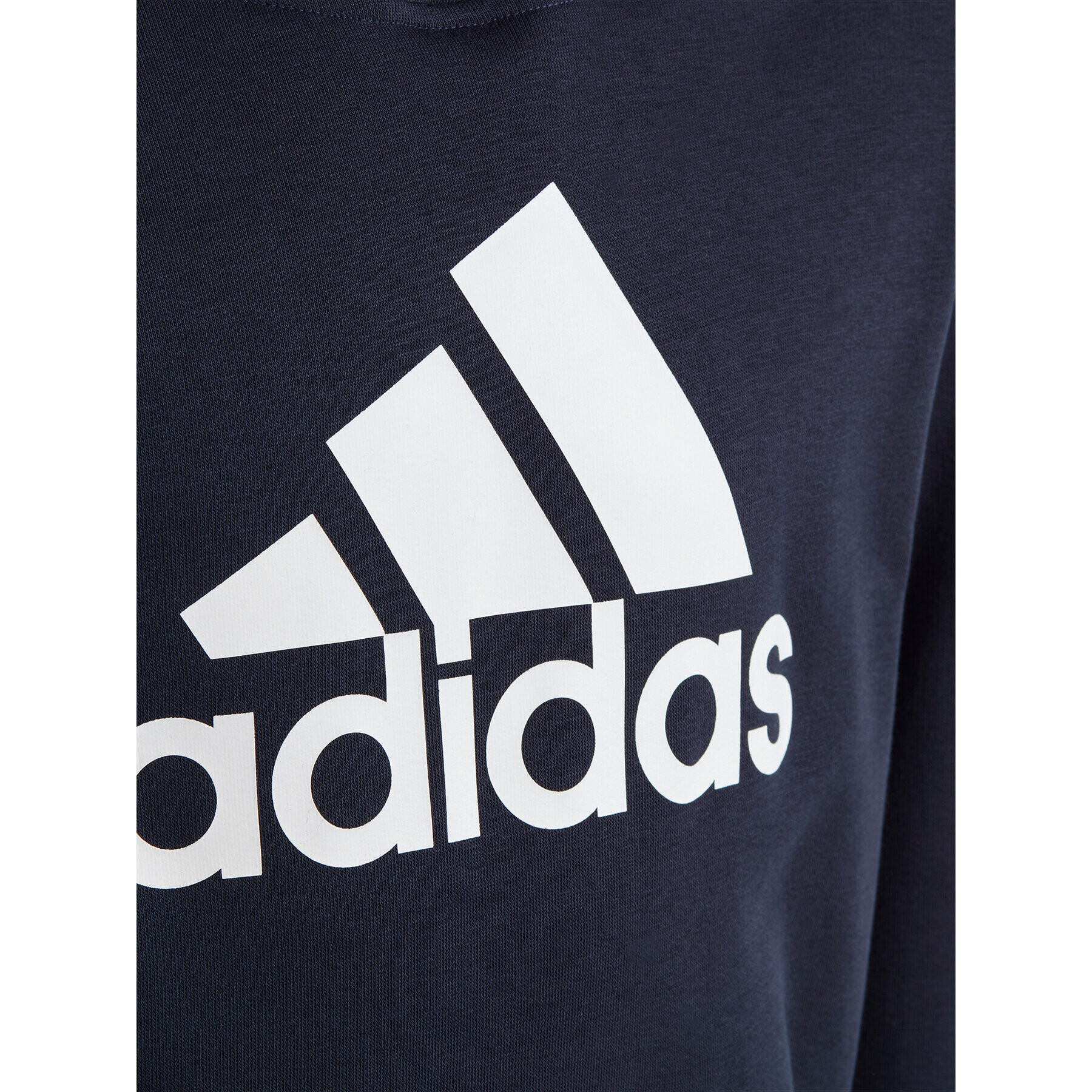 adidas Mikina Big Logo Essentials IC6833 Tmavomodrá Regular Fit - Pepit.cz