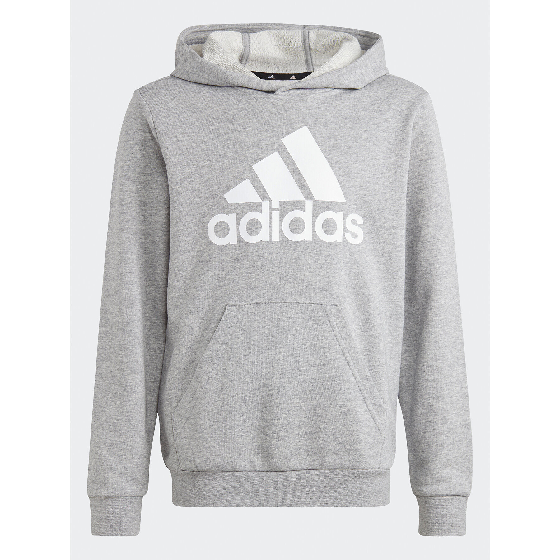 adidas Mikina Big Logo Essentials IC6835 Šedá Regular Fit - Pepit.cz