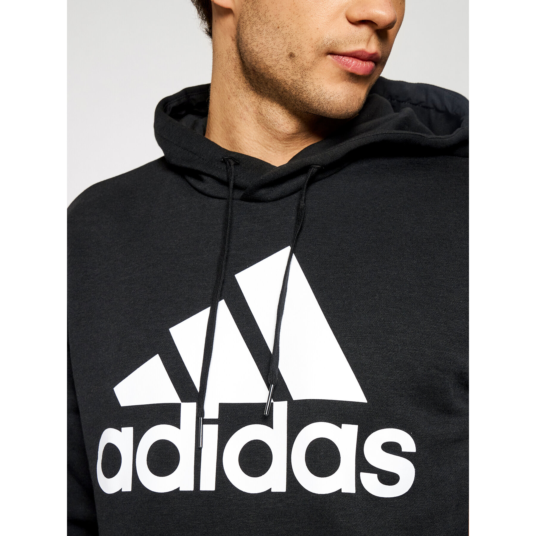 adidas Mikina Bl Fl Hd GK9220 Černá Regular Fit - Pepit.cz