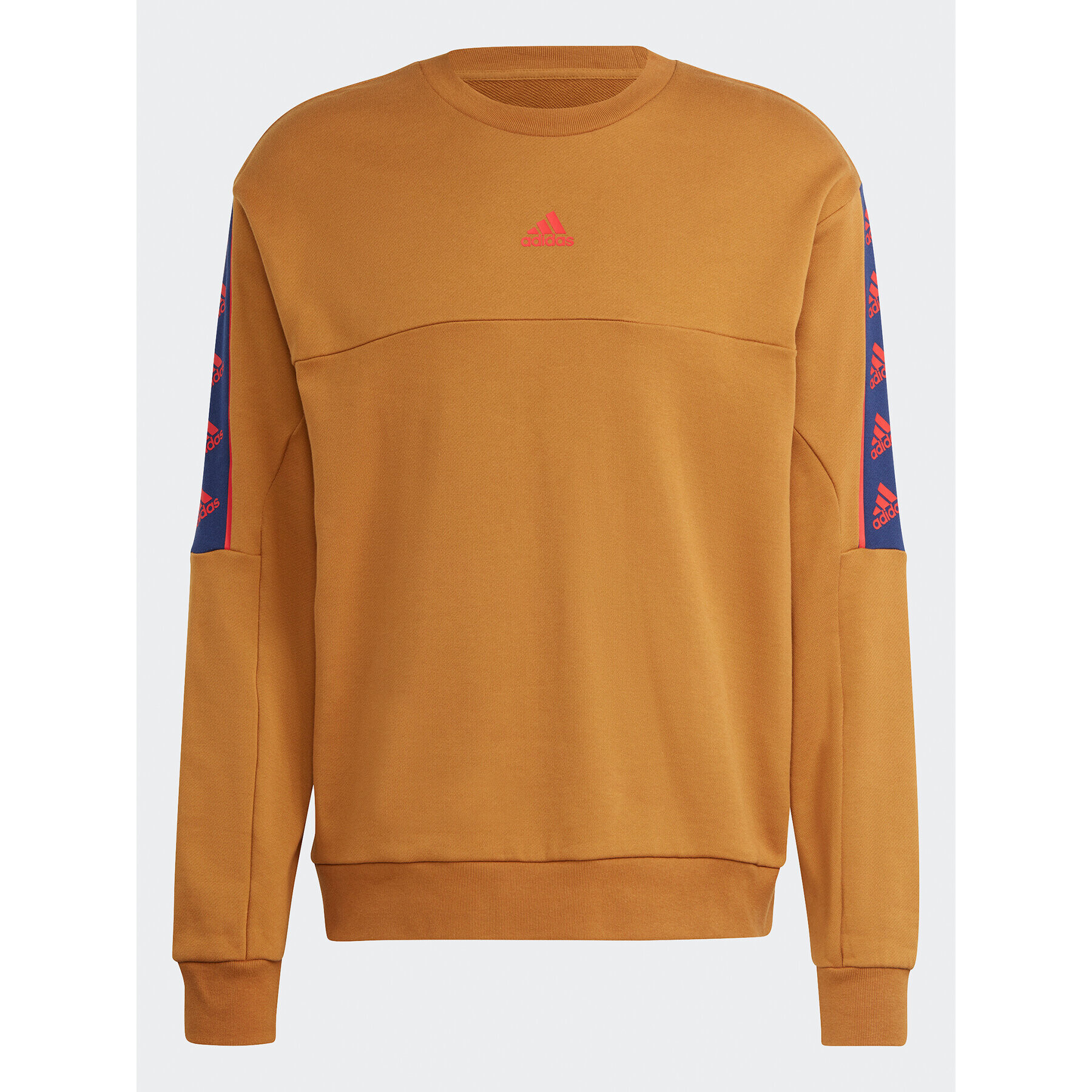 adidas Mikina Brand Love Sweatshirt IC6810 Hnědá Loose Fit - Pepit.cz