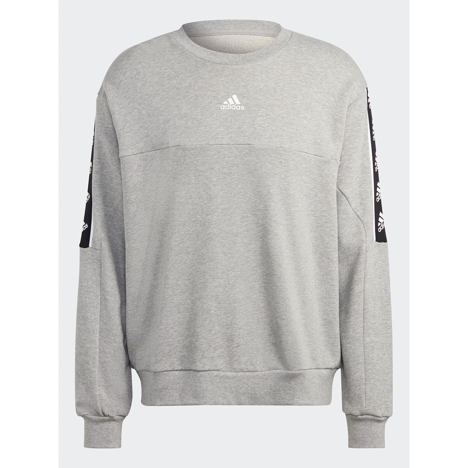 adidas Mikina Brand Love Sweatshirt IC6813 Šedá Loose Fit - Pepit.cz