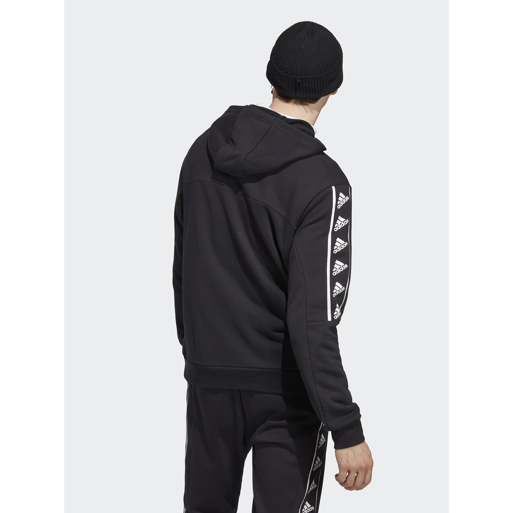 adidas Mikina Brandlove Hoodie IC6788 Černá Regular Fit - Pepit.cz