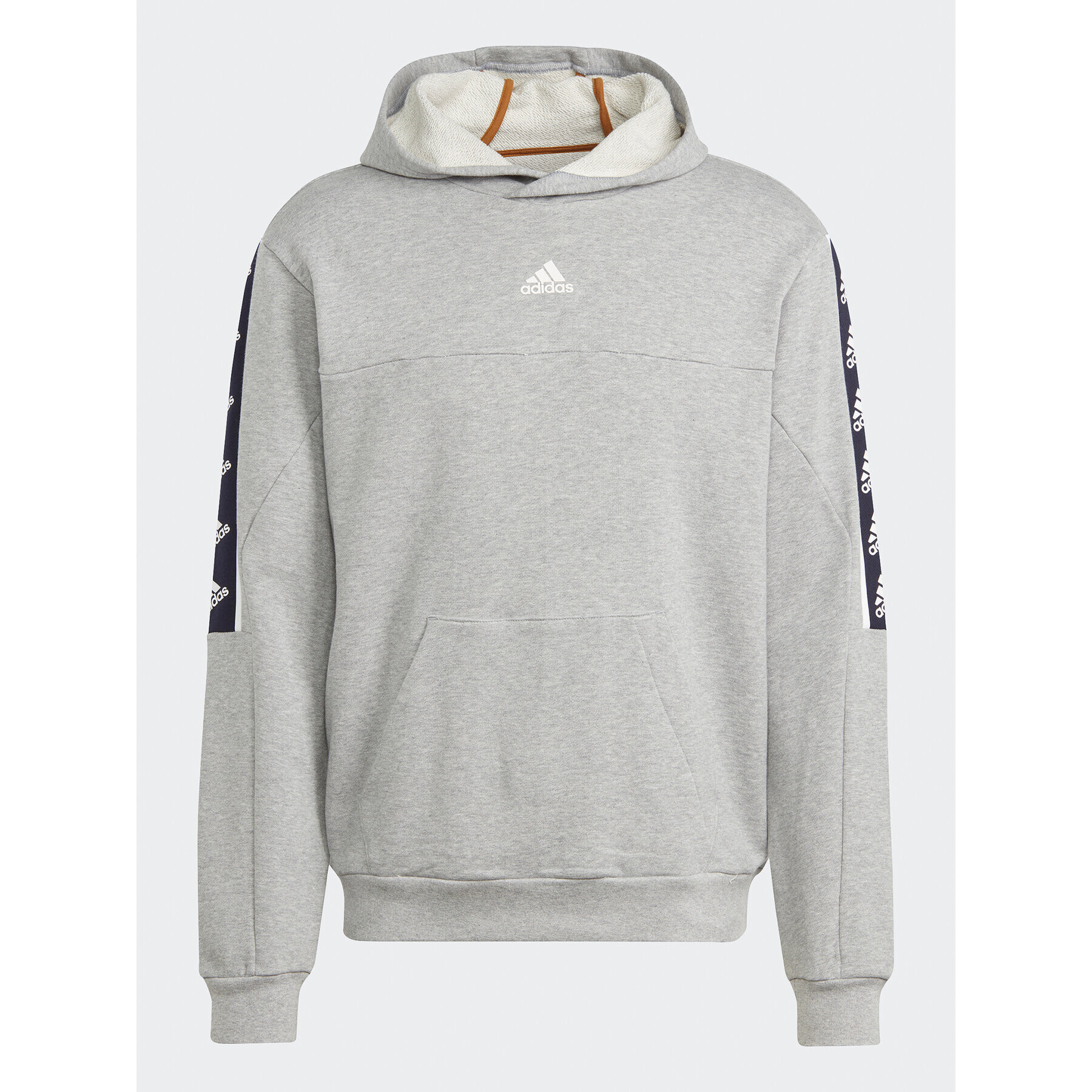 adidas Mikina Brandlove Hoodie IC6791 Šedá Regular Fit - Pepit.cz