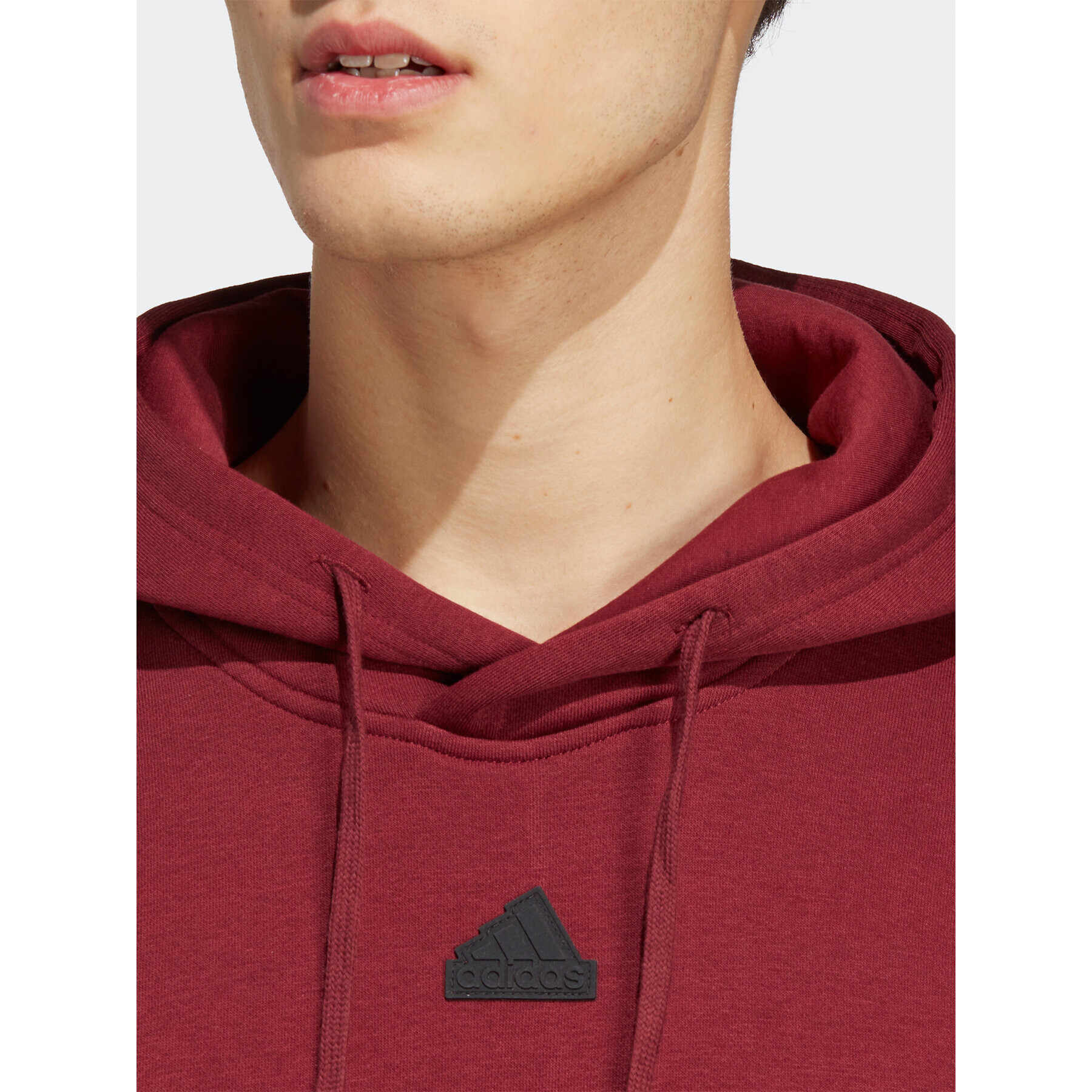 adidas Mikina City Escape Hoodie IC9739 Červená Regular Fit - Pepit.cz