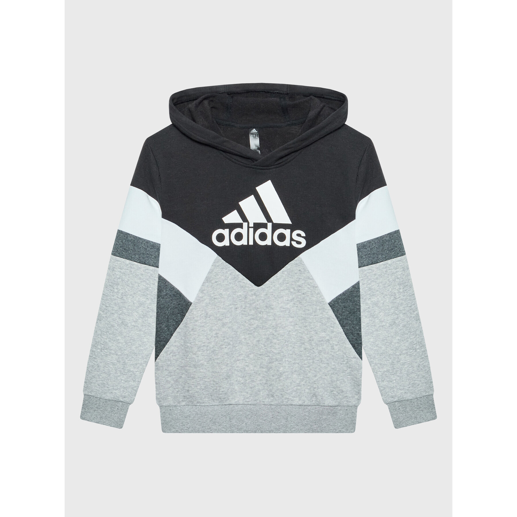 adidas Mikina Colorblock HA4007 Šedá Regular Fit - Pepit.cz