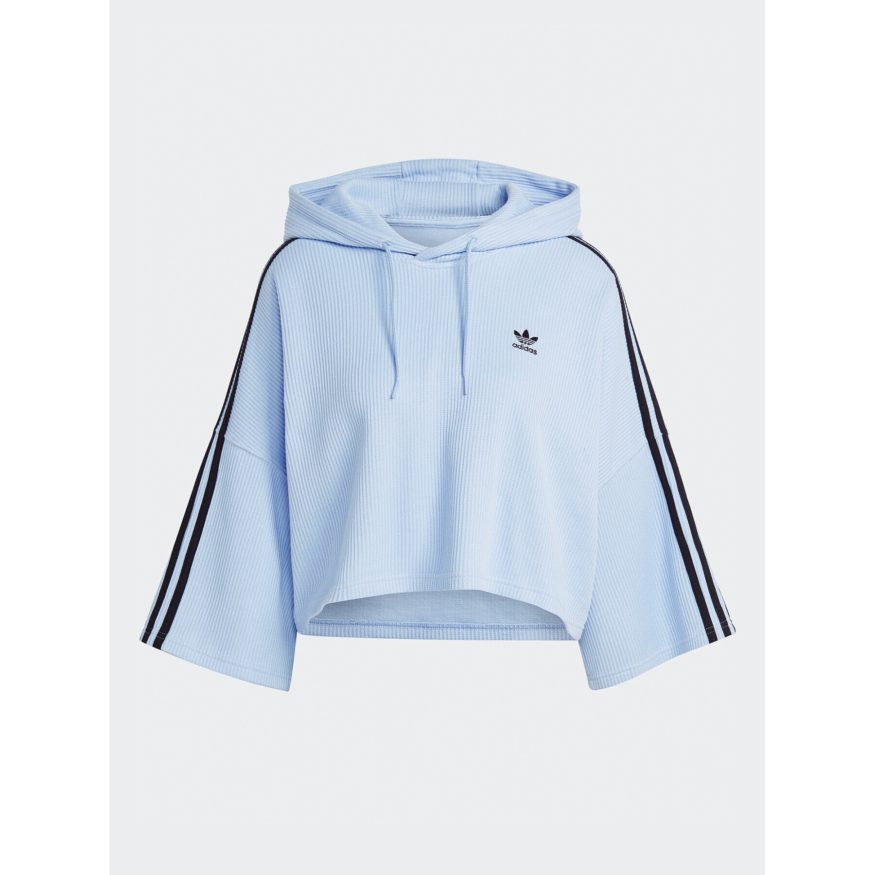 adidas Mikina Crop Hoodie IC5460 Modrá - Pepit.cz