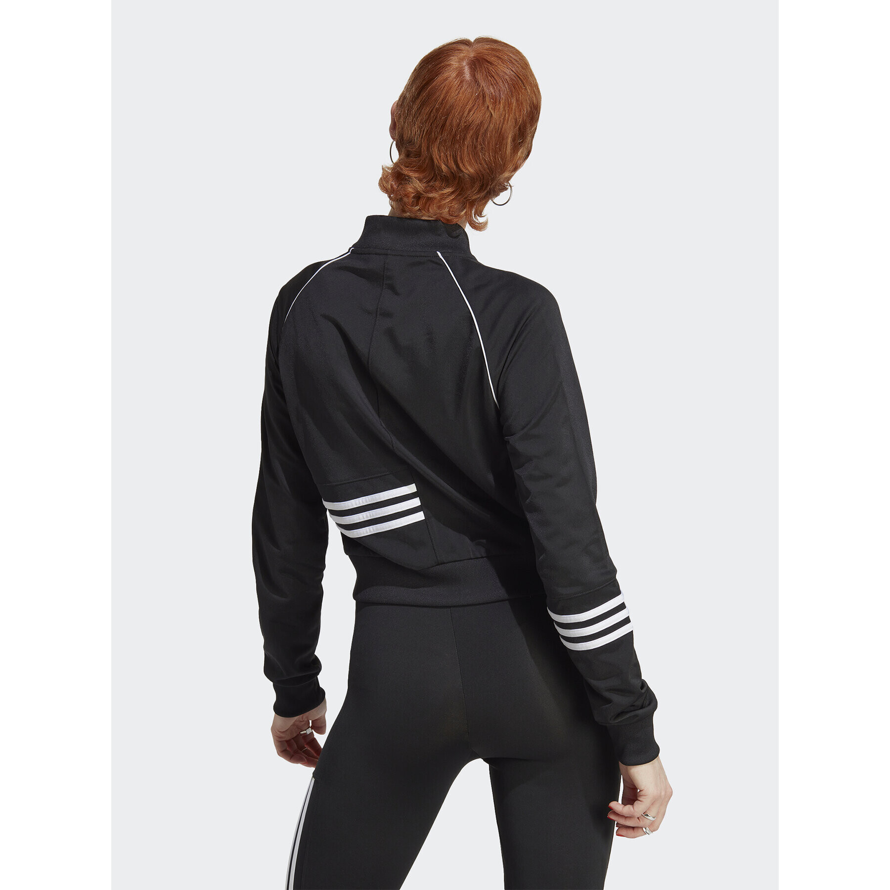 adidas Mikina Crop Track Top IC2376 Černá - Pepit.cz