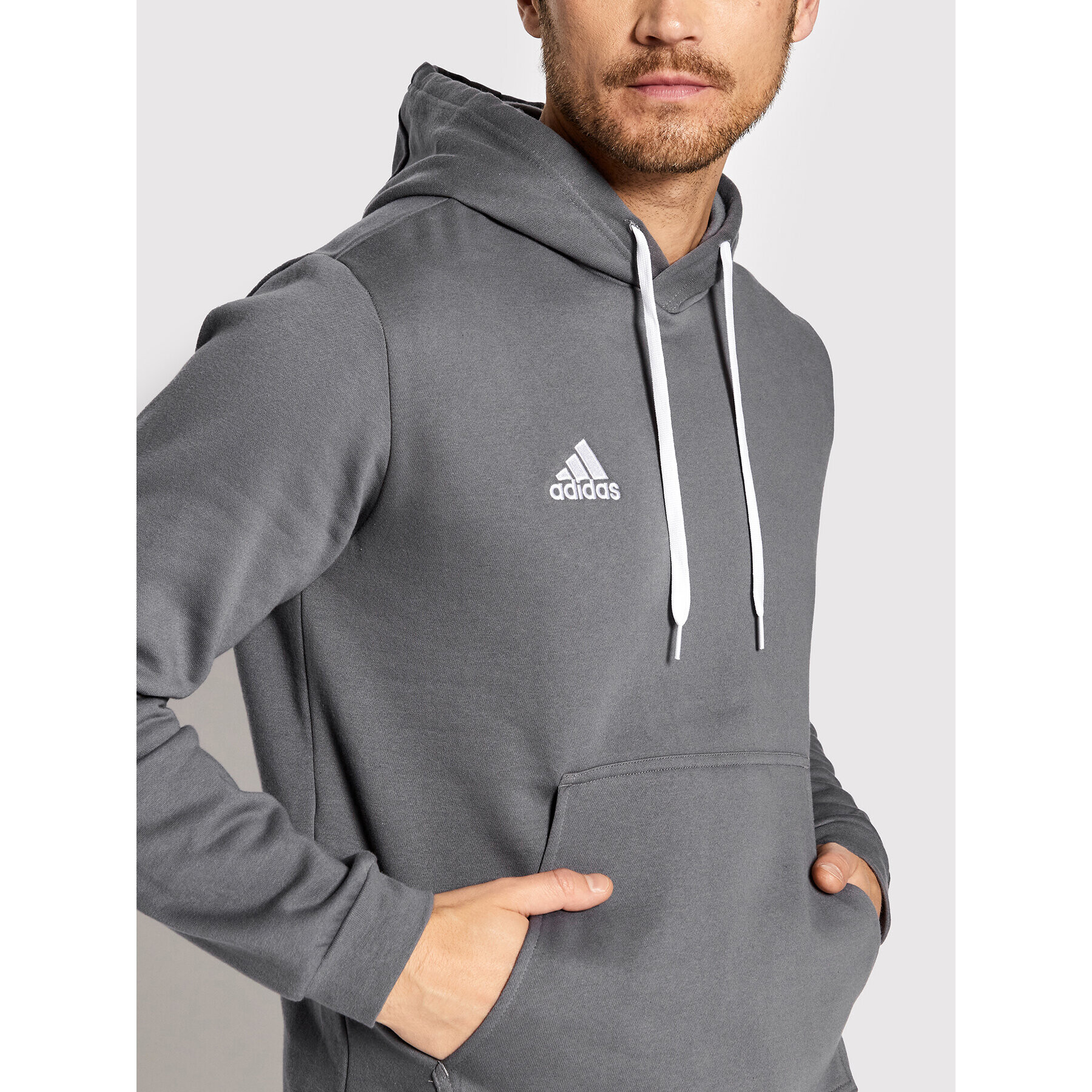 adidas Mikina Entrada 22 HB0578 Šedá Regular Fit - Pepit.cz